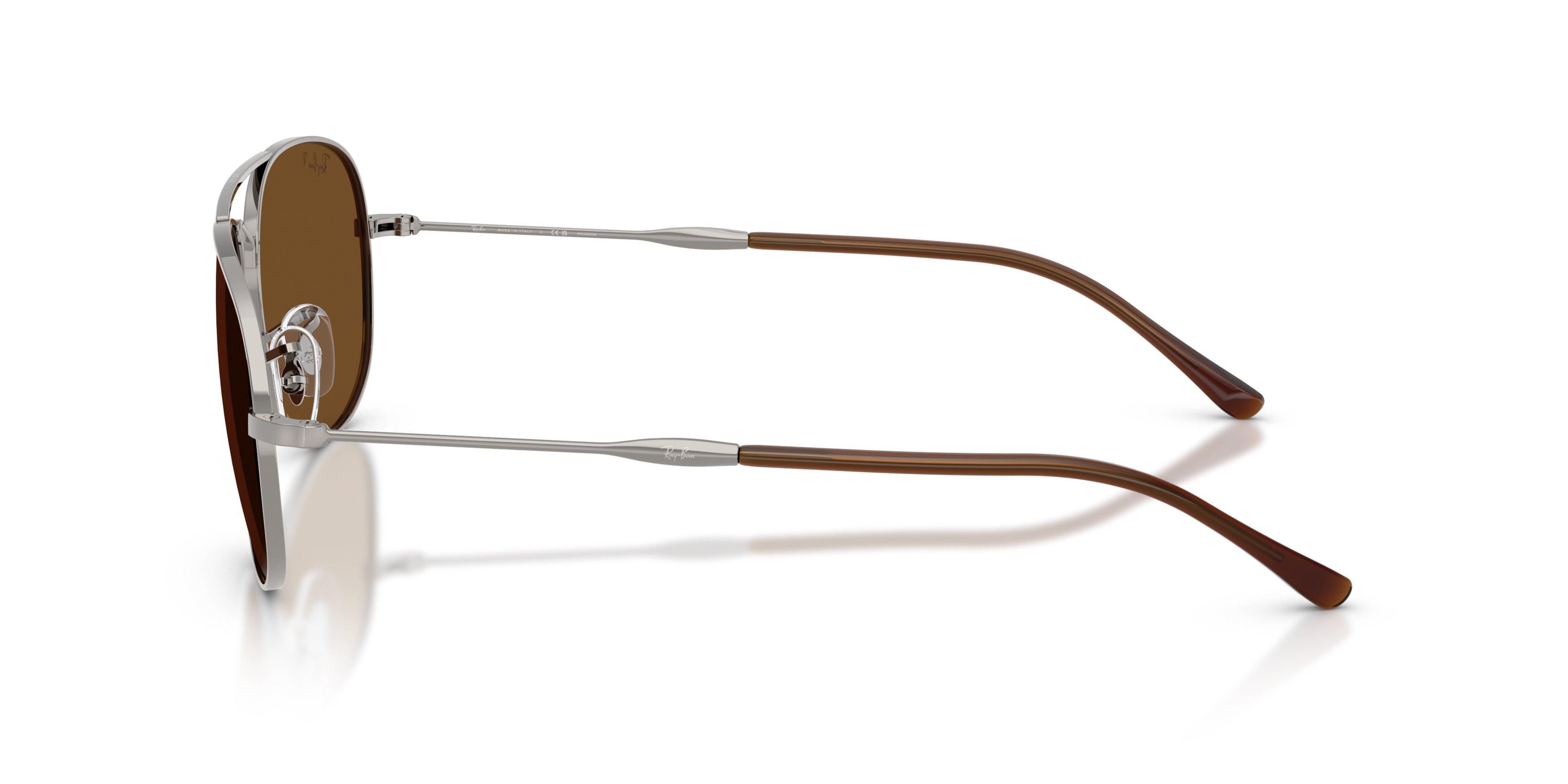 Ray-Ban Bain Bridge Brown Polarized Sunglasses &ndash; Gunmetal - GREY Thumbnail View 5