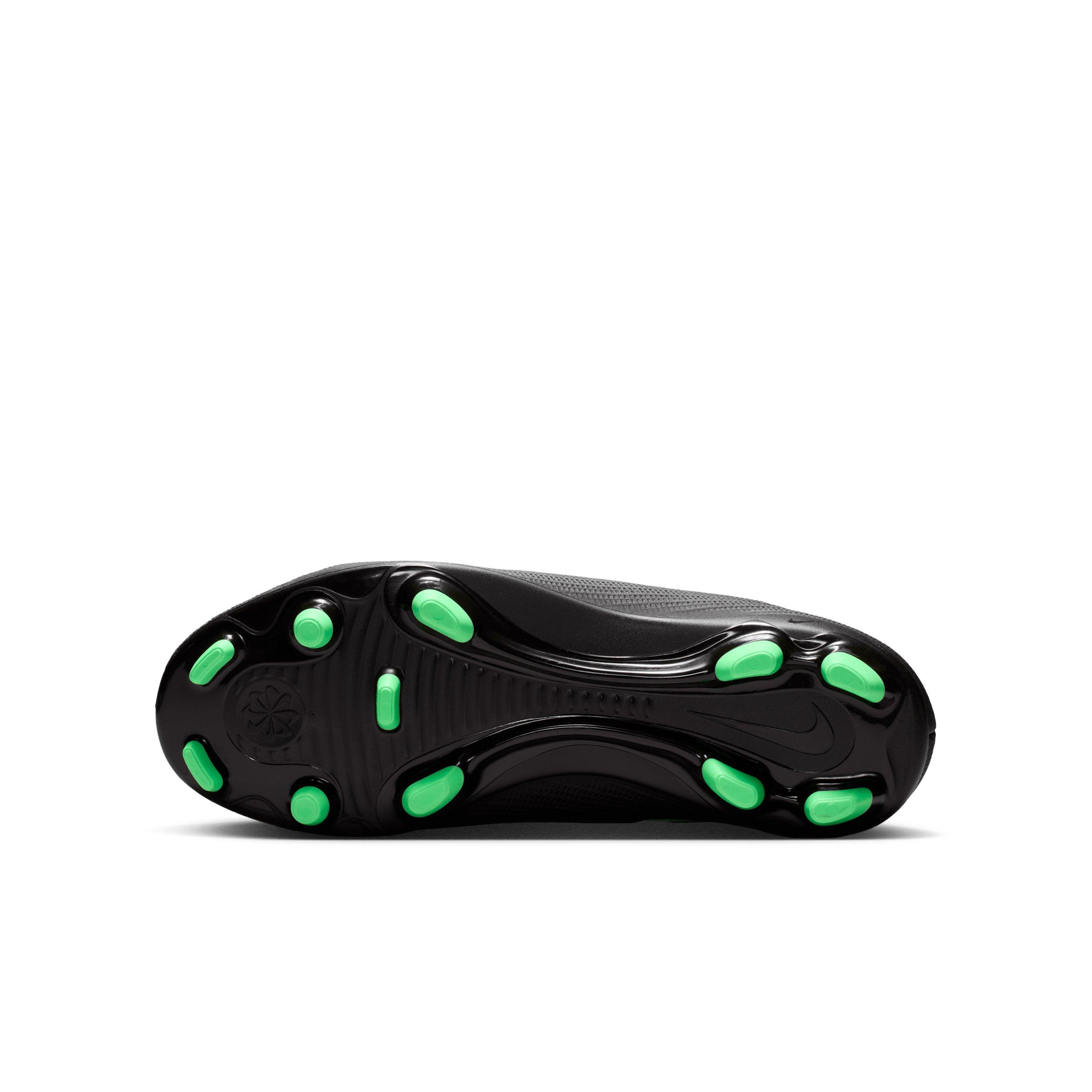 Nike Mercurial Superfly 11 Club MG "Black/Black/Illusion Green" Grade School Kids' Soccer Cleat - BLACK/BLACK/GREEN Thumbnail View 6