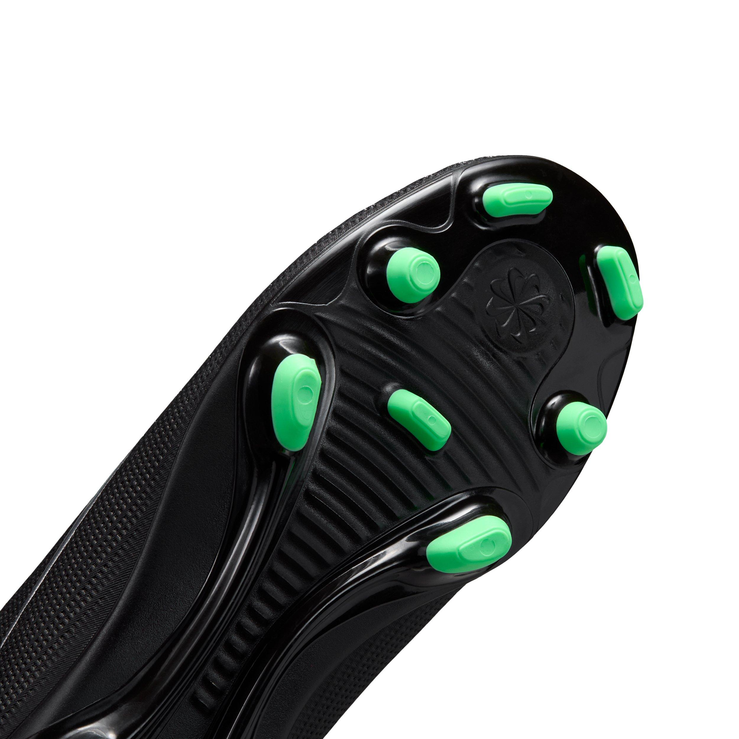 Nike Mercurial Superfly 11 Club MG "Black/Black/Illusion Green" Grade School Kids' Soccer Cleat - BLACK/BLACK/GREEN Thumbnail View 7