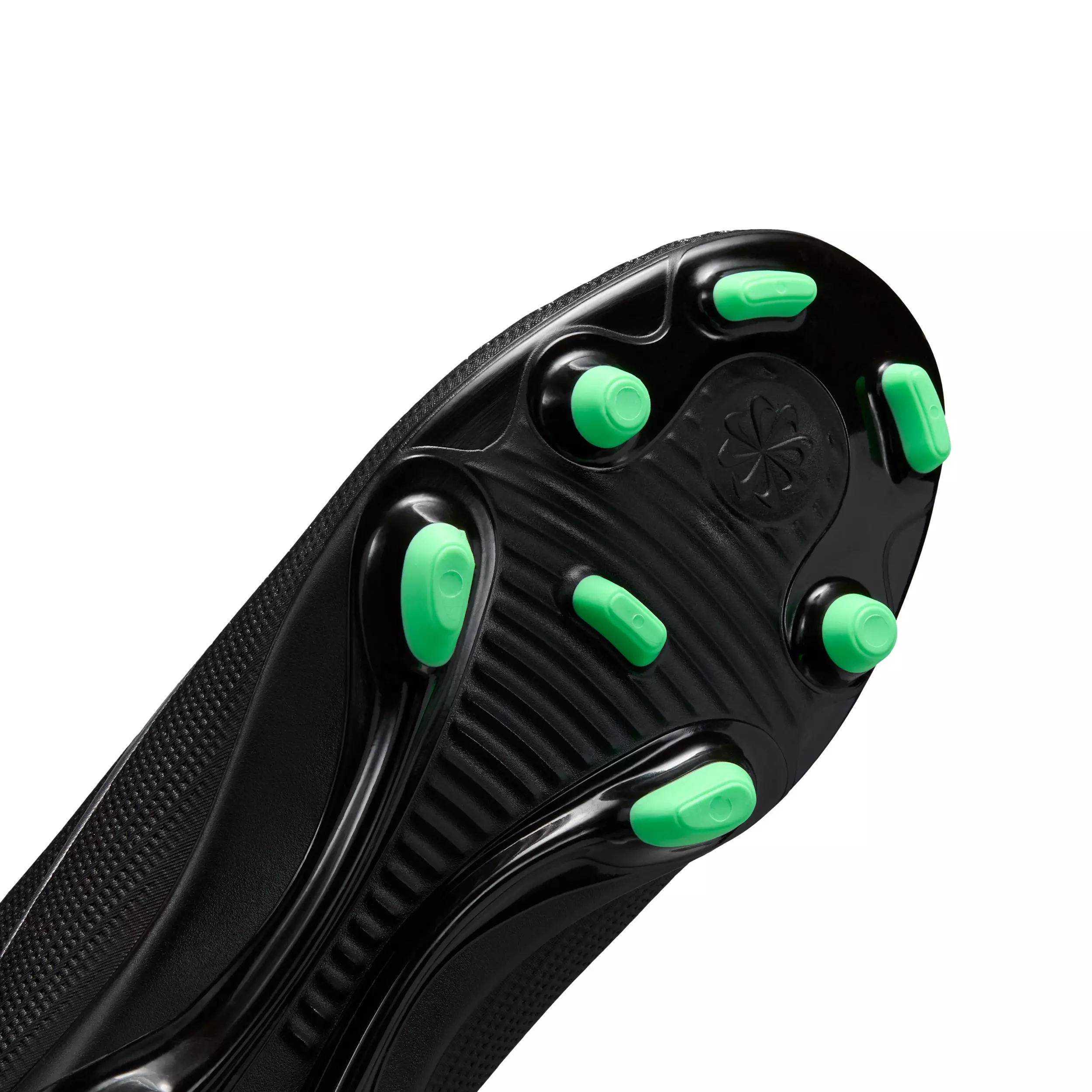 Nike Mercurial Superfly 11 Club MG "Black/Black/Illusion Green" Grade School Kids' Soccer Cleat - BLACK/BLACK/GREEN