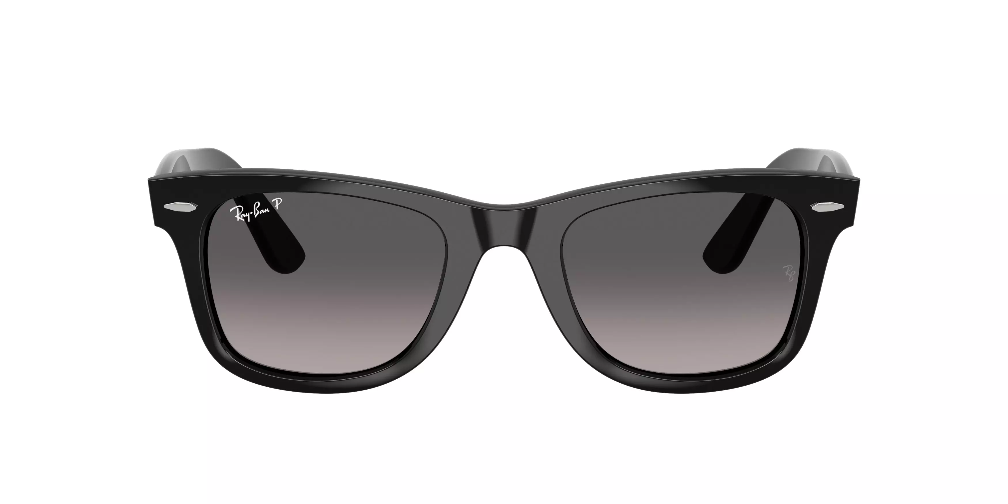 Ray-Ban Wayfarer Ease Gray Polar Gradient Sunglasses &ndash; Black - BLACK/GREY