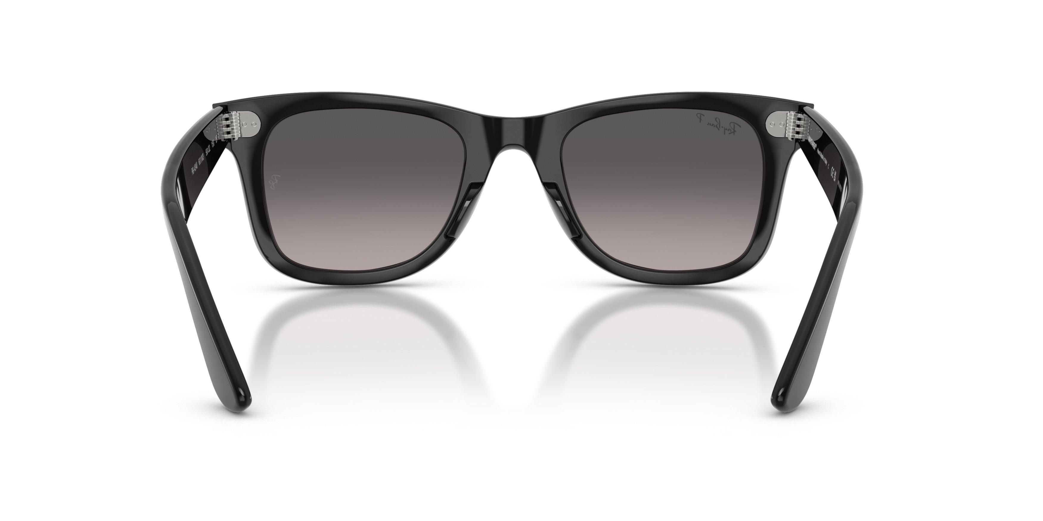 Ray-Ban Wayfarer Ease Gray Polar Gradient Sunglasses &ndash; Black - BLACK/GREY Thumbnail View 3