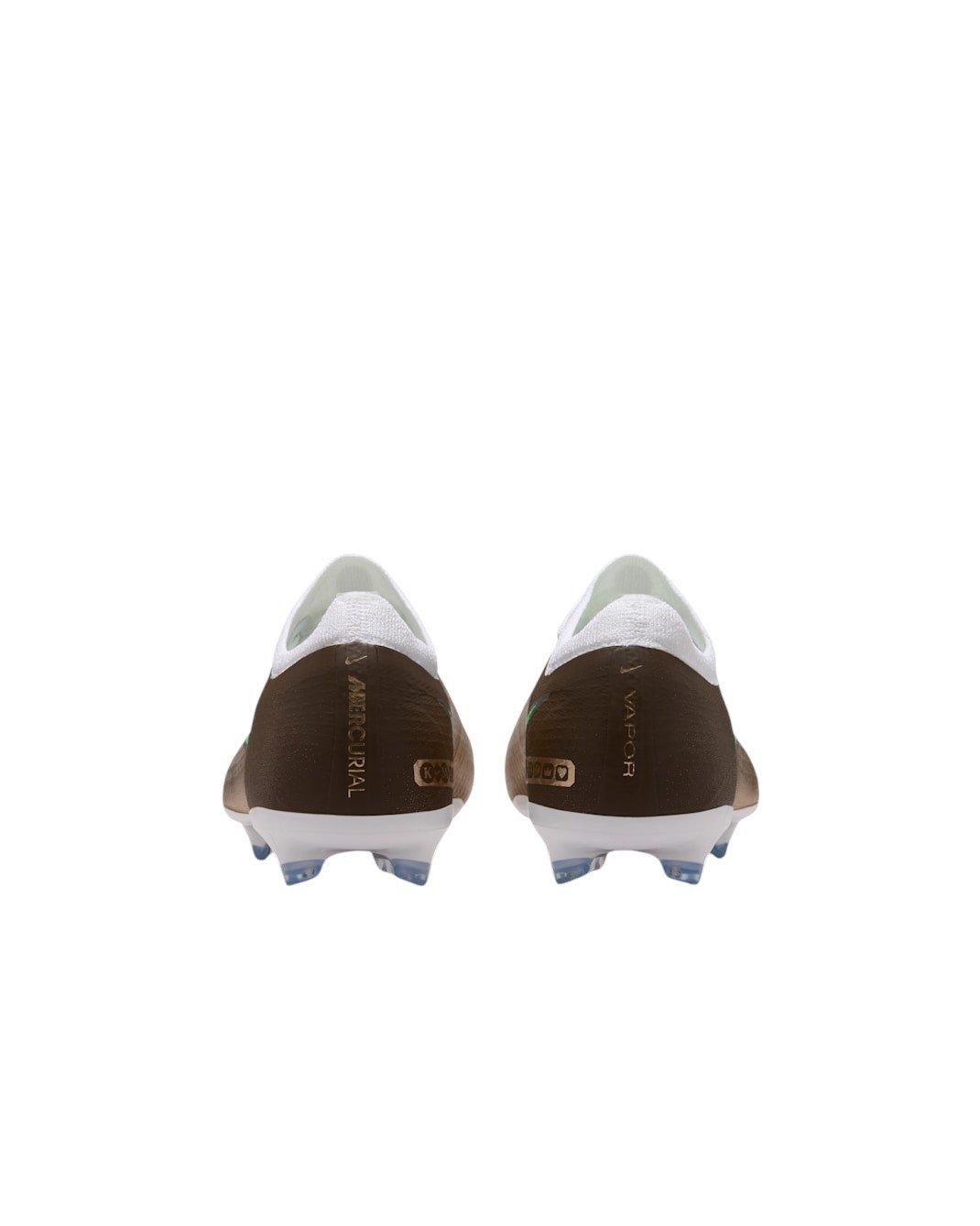 Nike Mercurial Vapor 17 Pro FG "Metallic Gold/Green Glow" Grade School Kids' Soccer Cleat - GOLD/GREEN