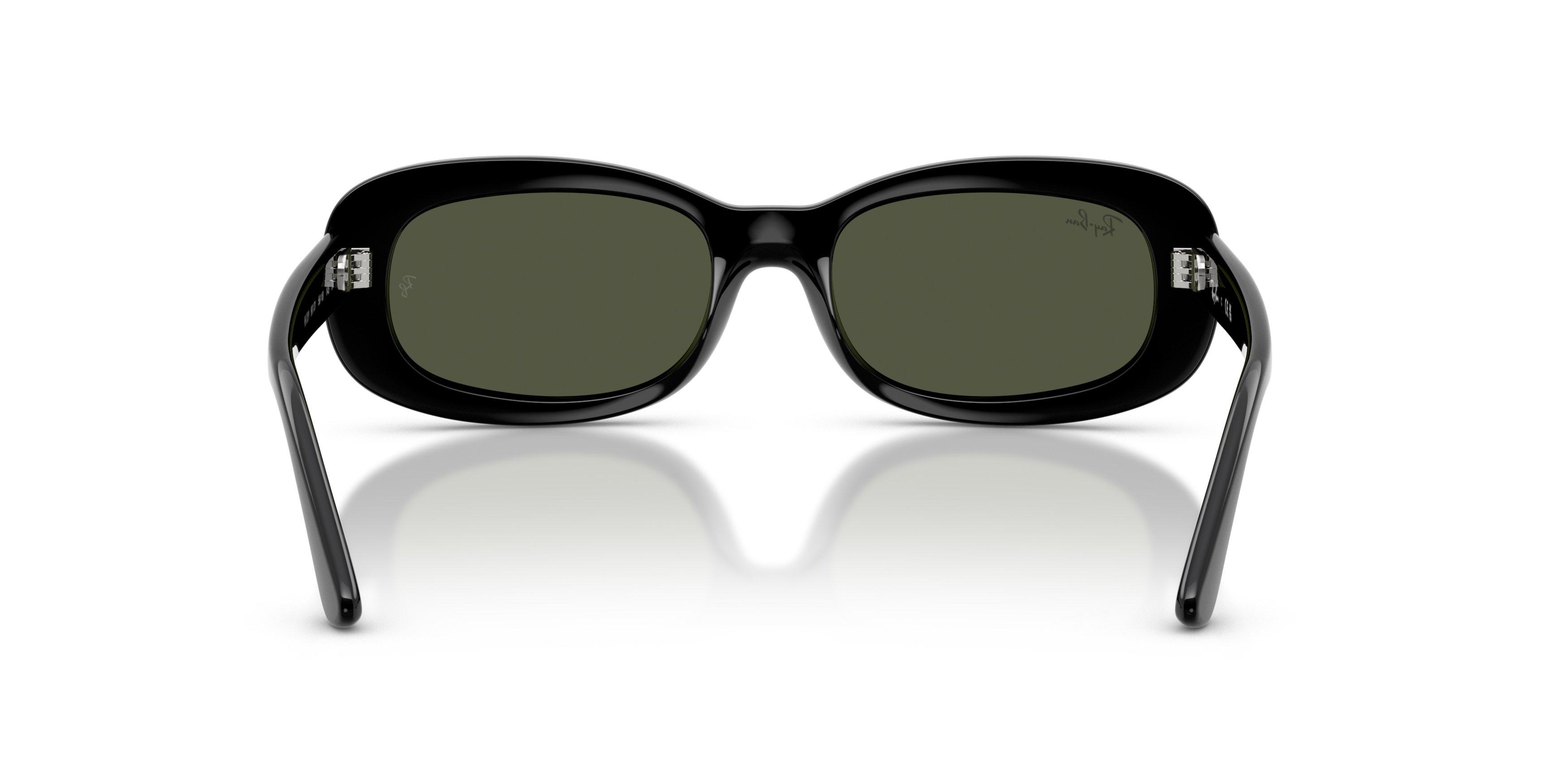 Ray-Ban Women's RB2221 Green Sunglasses &ndash; Black - BLACK/GREEN Thumbnail View 3