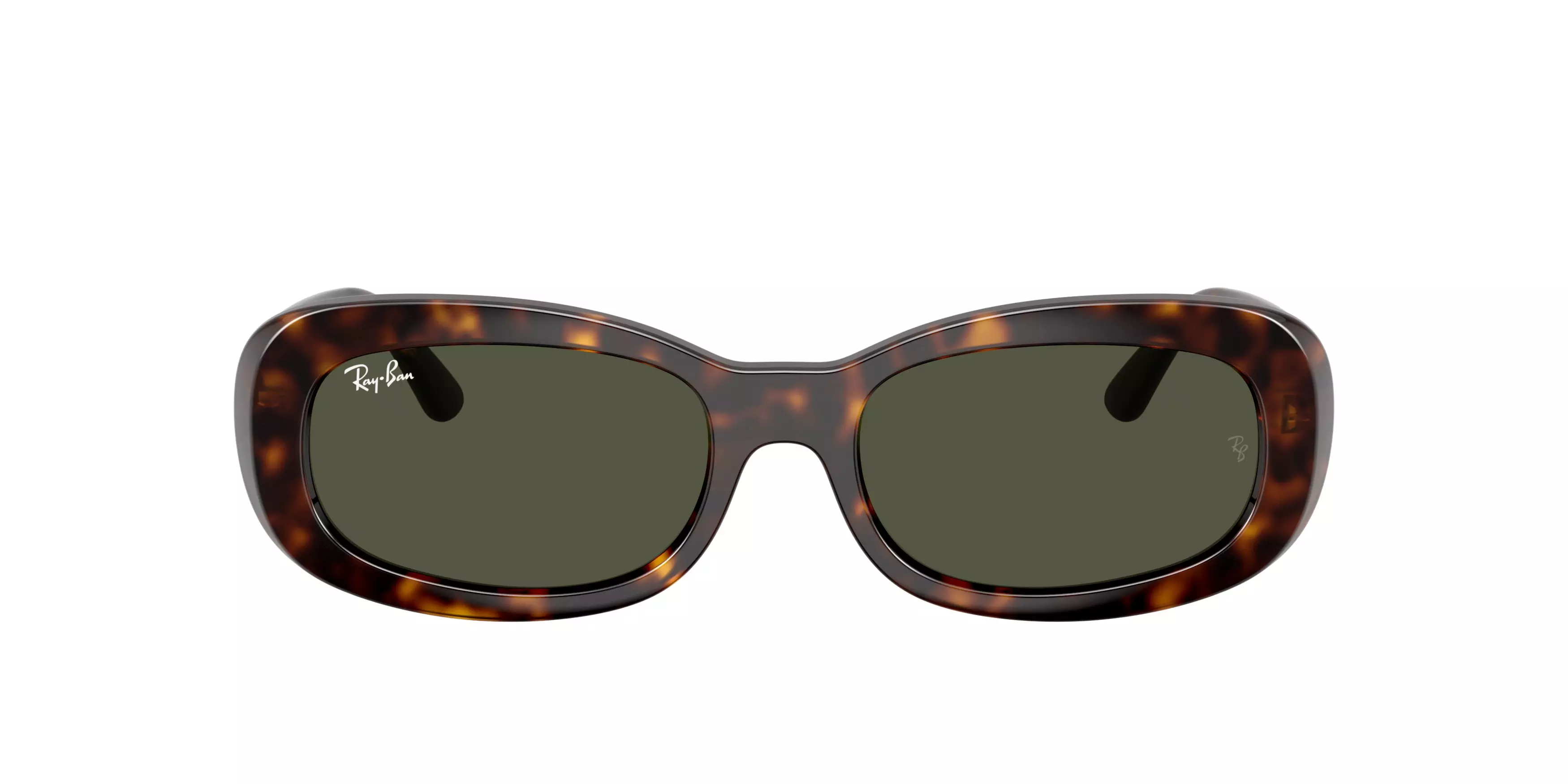 Ray-Ban Women's RB2221 Green Sunglasses – Havana - BROWN/GREEN