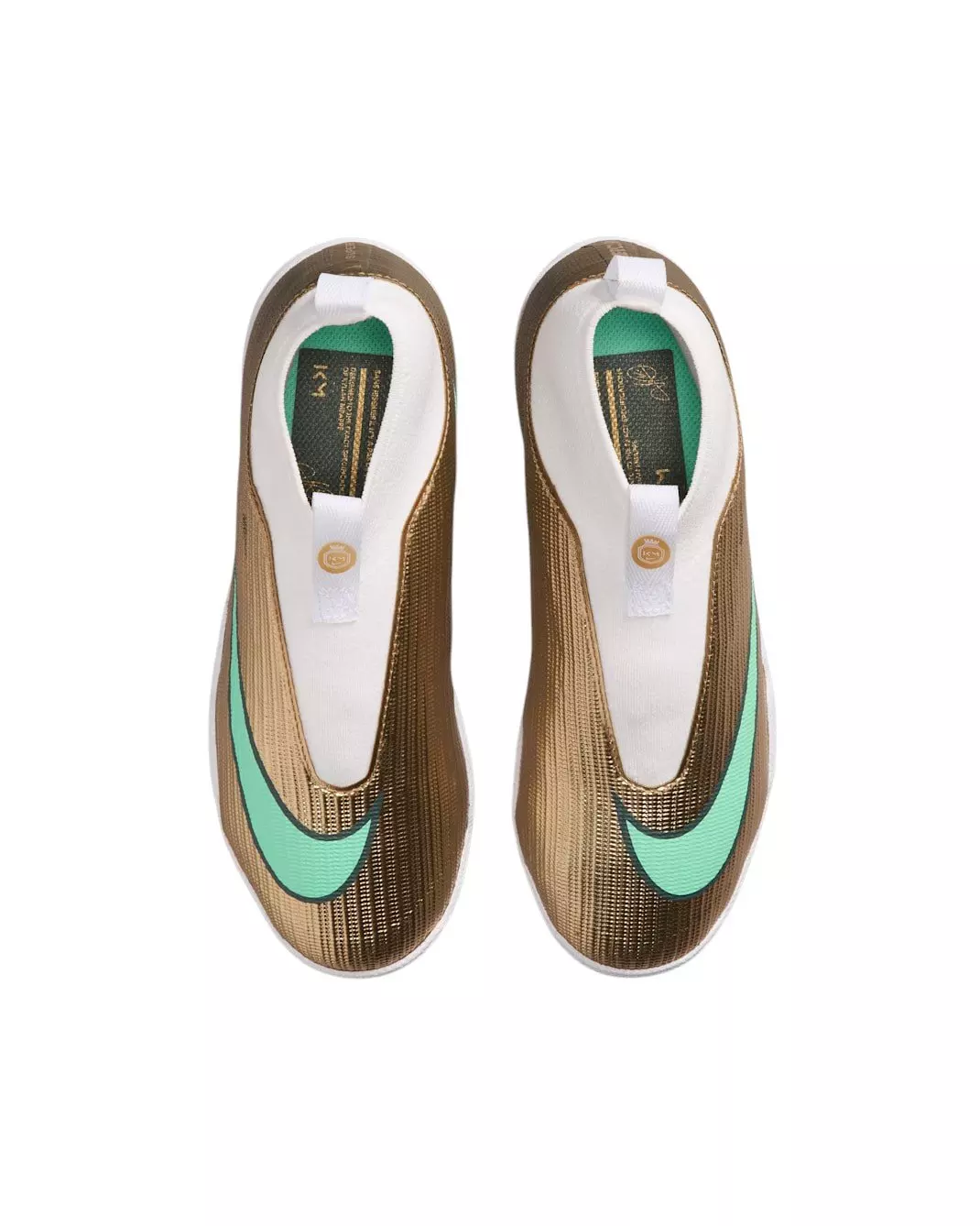 Nike Mercurial Superfly 11 Academy Turf "Metallic Gold/Green Glow" Grade School Kids' Soccer Cleat - GOLD/GREEN
