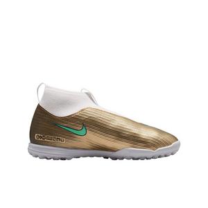 Nike Mercurial Superfly 11 Academy Turf "Metallic Gold/Green Glow" Grade School Kids' Soccer Cleat - GOLD/GREEN