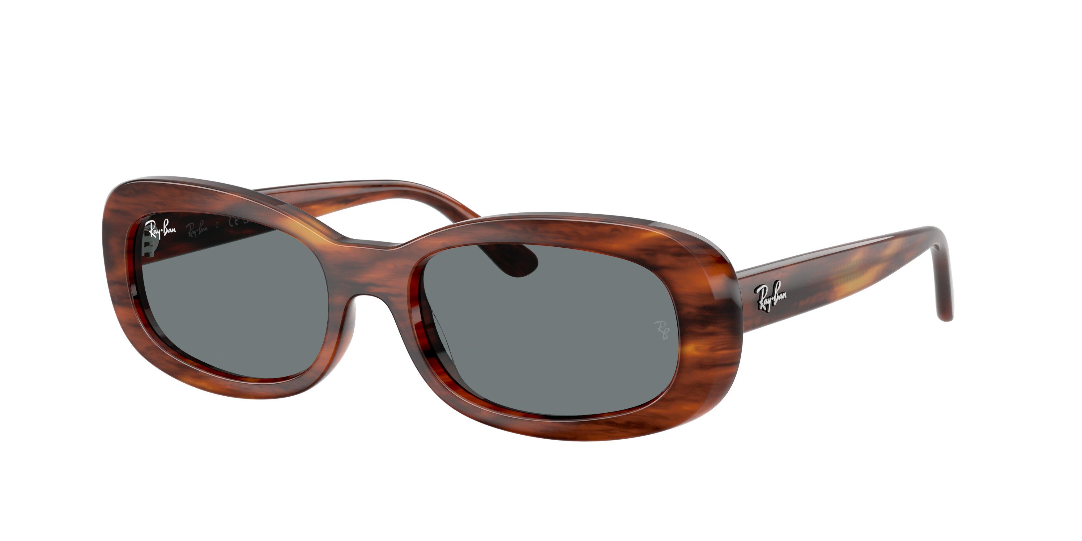 Ray-Ban Striped Havana Sunglasses-NWT Amazon.com: Ray-Ban Unisex Sunglasses Striped Havana Frame  main image 4