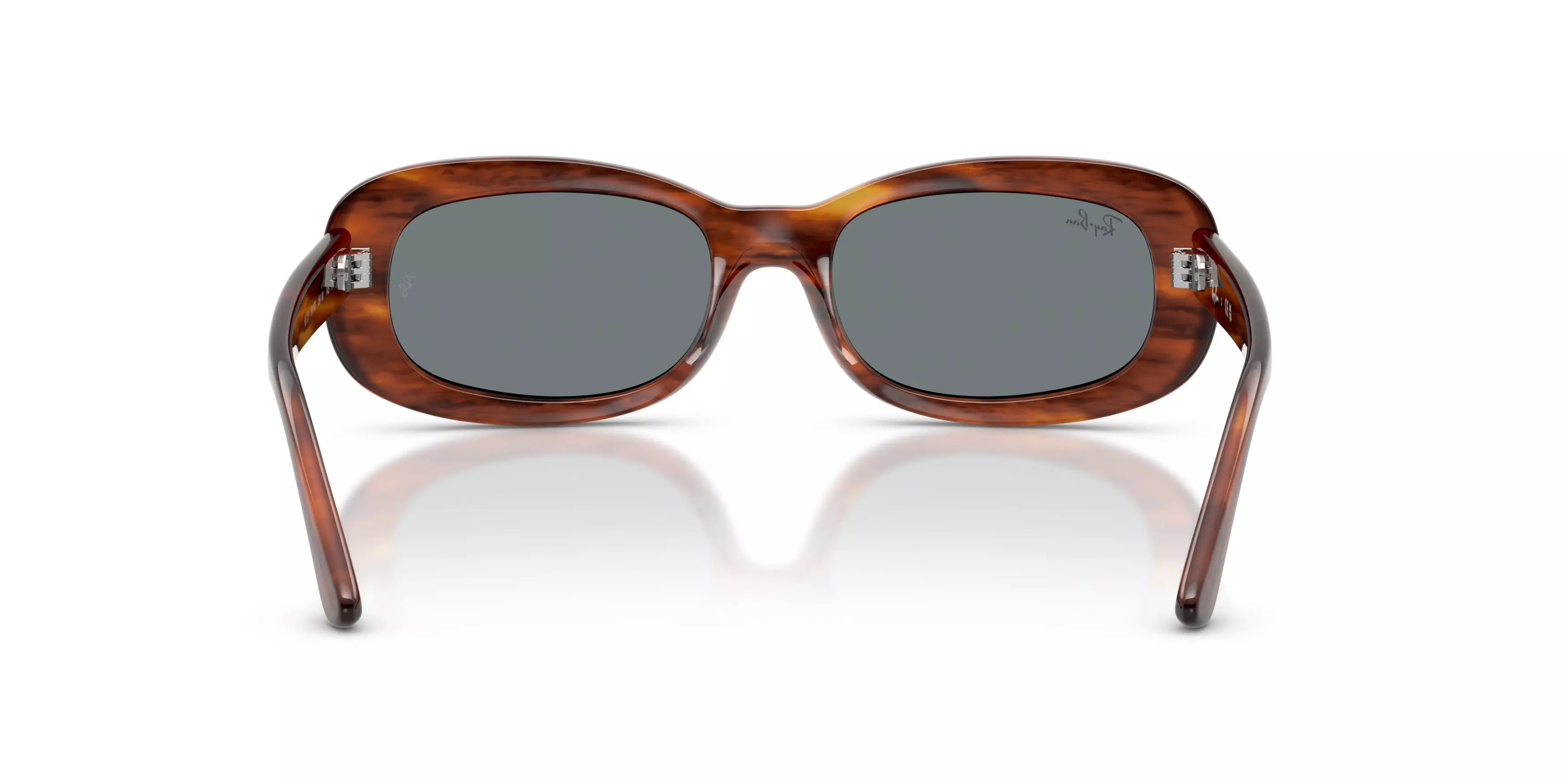 Ray-Ban Women's RB2221 Blue Sunglasses – Striped Havana - BROWN