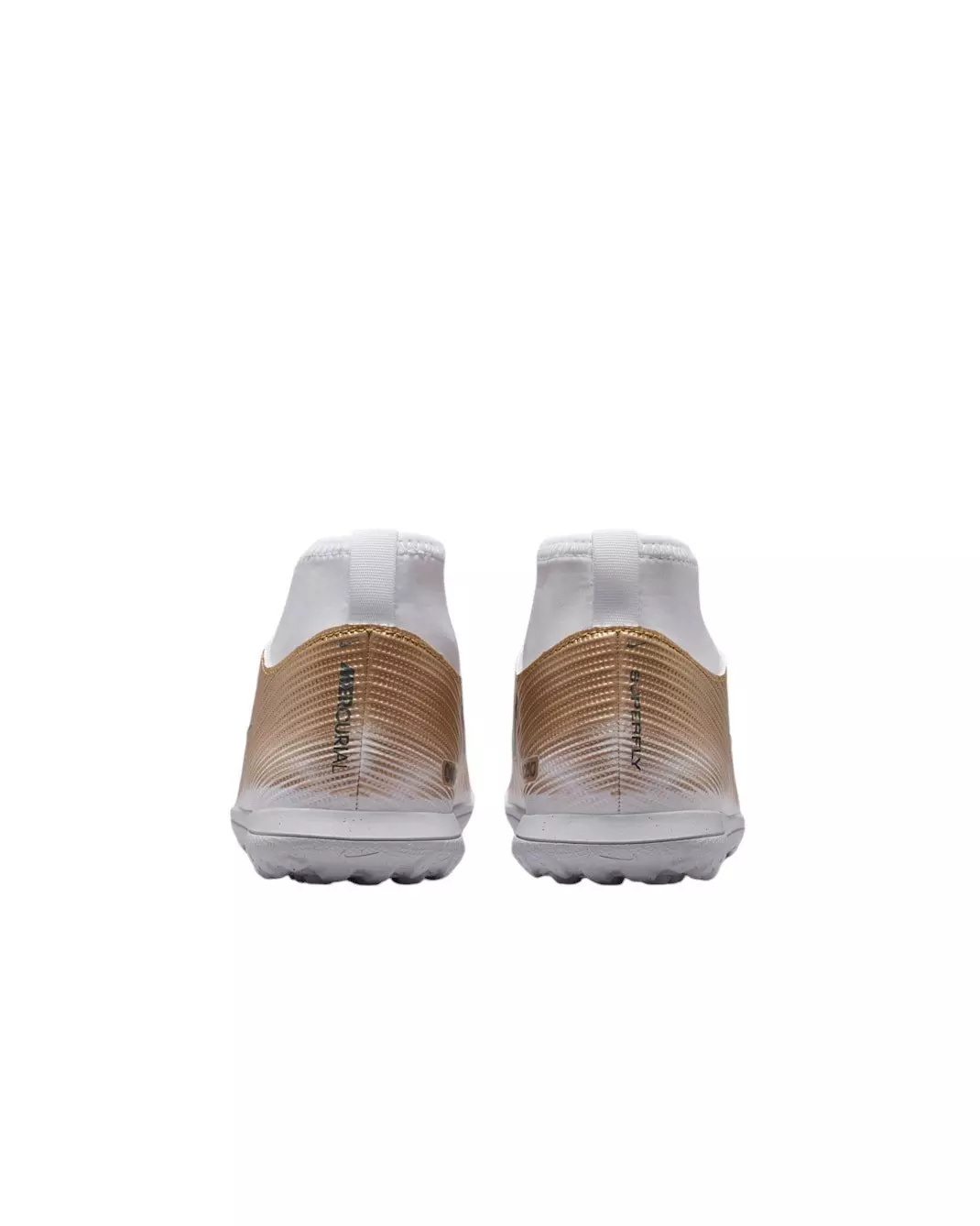 Nike Mercurial Superfly 11 Club Turf "Metallic Gold/Green Glow" Grade School Kids' Soccer Shoe - GOLD/GREEN