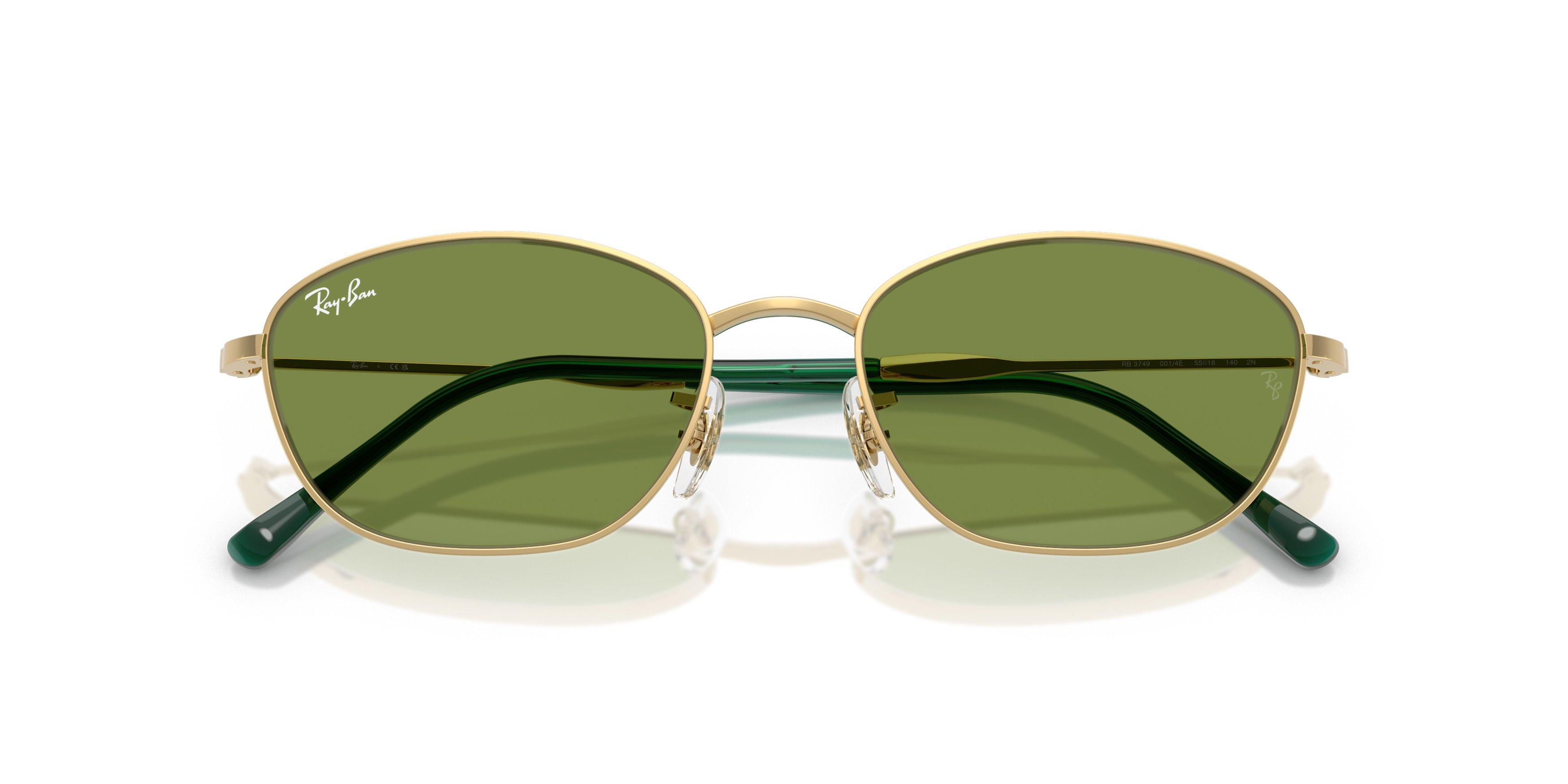 Ray-Ban Women's RB3749 Green Sunglasses &ndash; Polished Arista Gold - GOLD/GREEN Thumbnail View 6