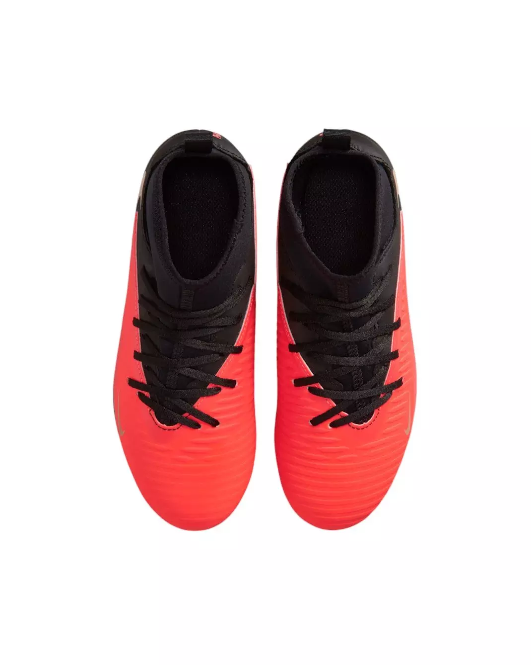 Nike Phantom 6 High Club MG "Bright Crimson/Bright Crimson/Black" Grade School Kids' Soccer Cleat - CRIMSON/CRIMSON/BLACK