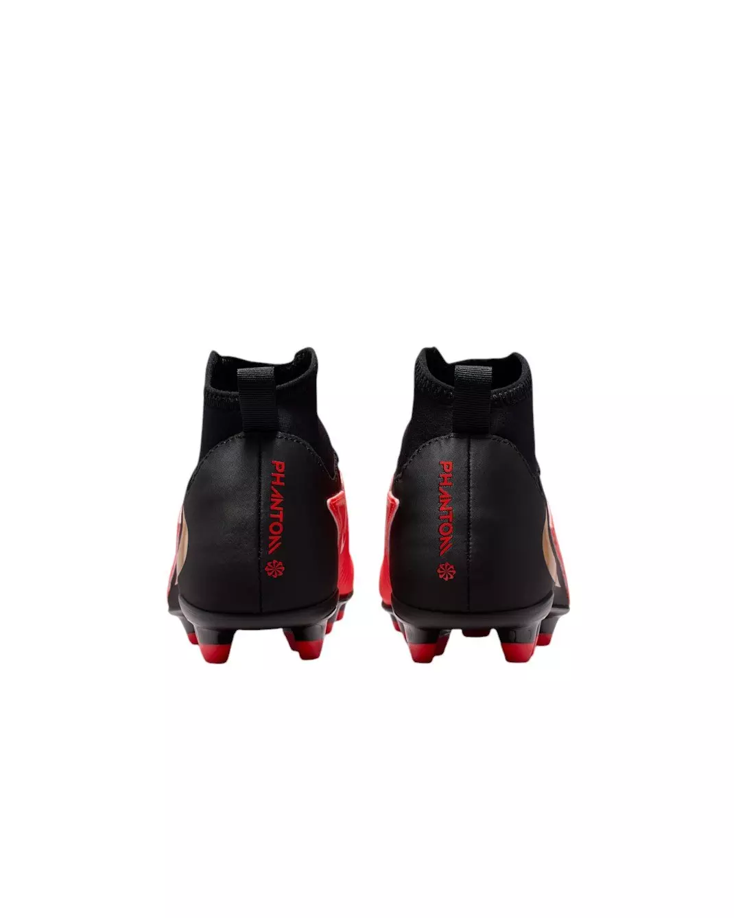 Nike Phantom 6 High Club MG "Bright Crimson/Bright Crimson/Black" Grade School Kids' Soccer Cleat - CRIMSON/CRIMSON/BLACK