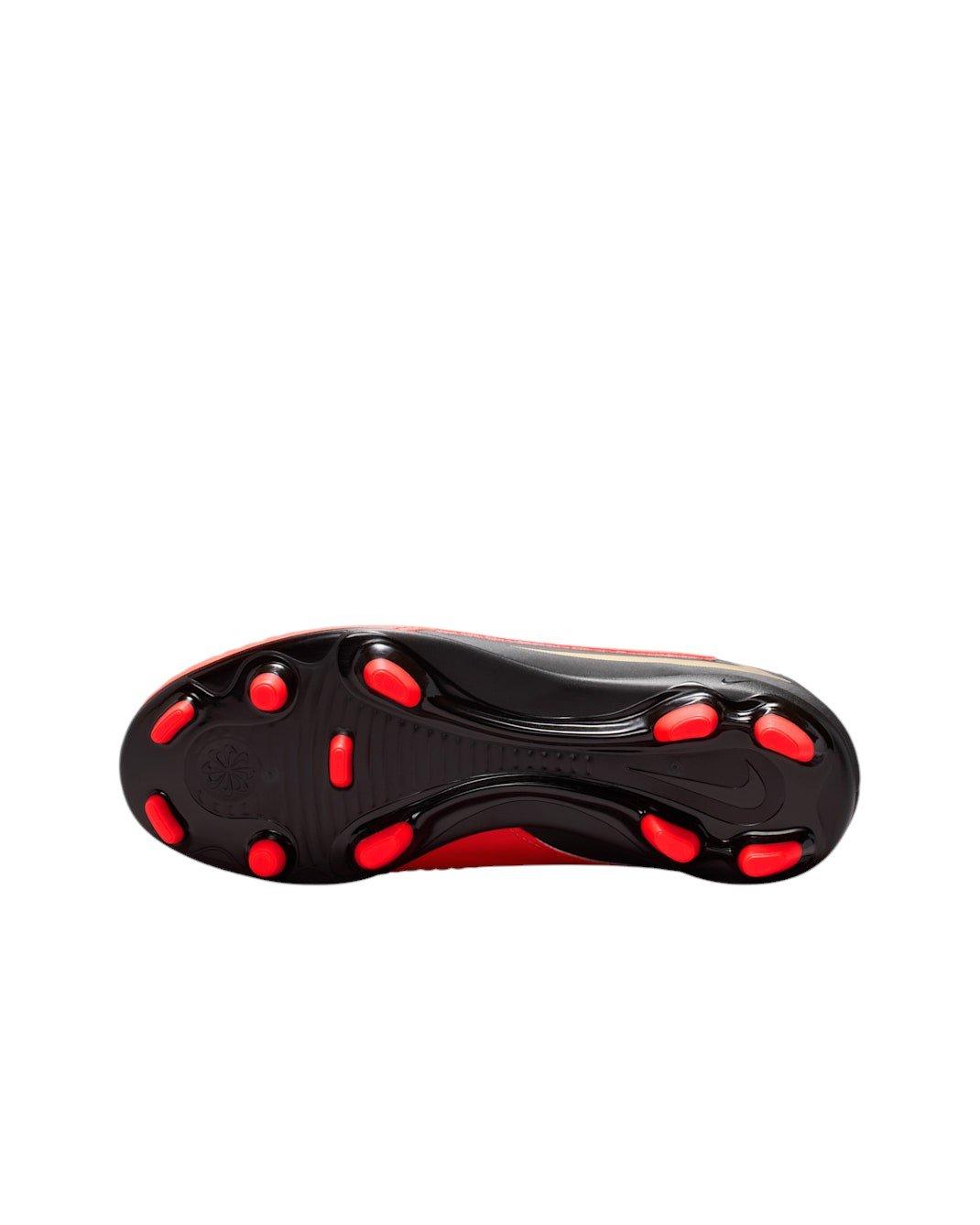 Nike Phantom 6 High Club MG "Bright Crimson/Bright Crimson/Black" Grade School Kids' Soccer Cleat - CRIMSON/CRIMSON/BLACK