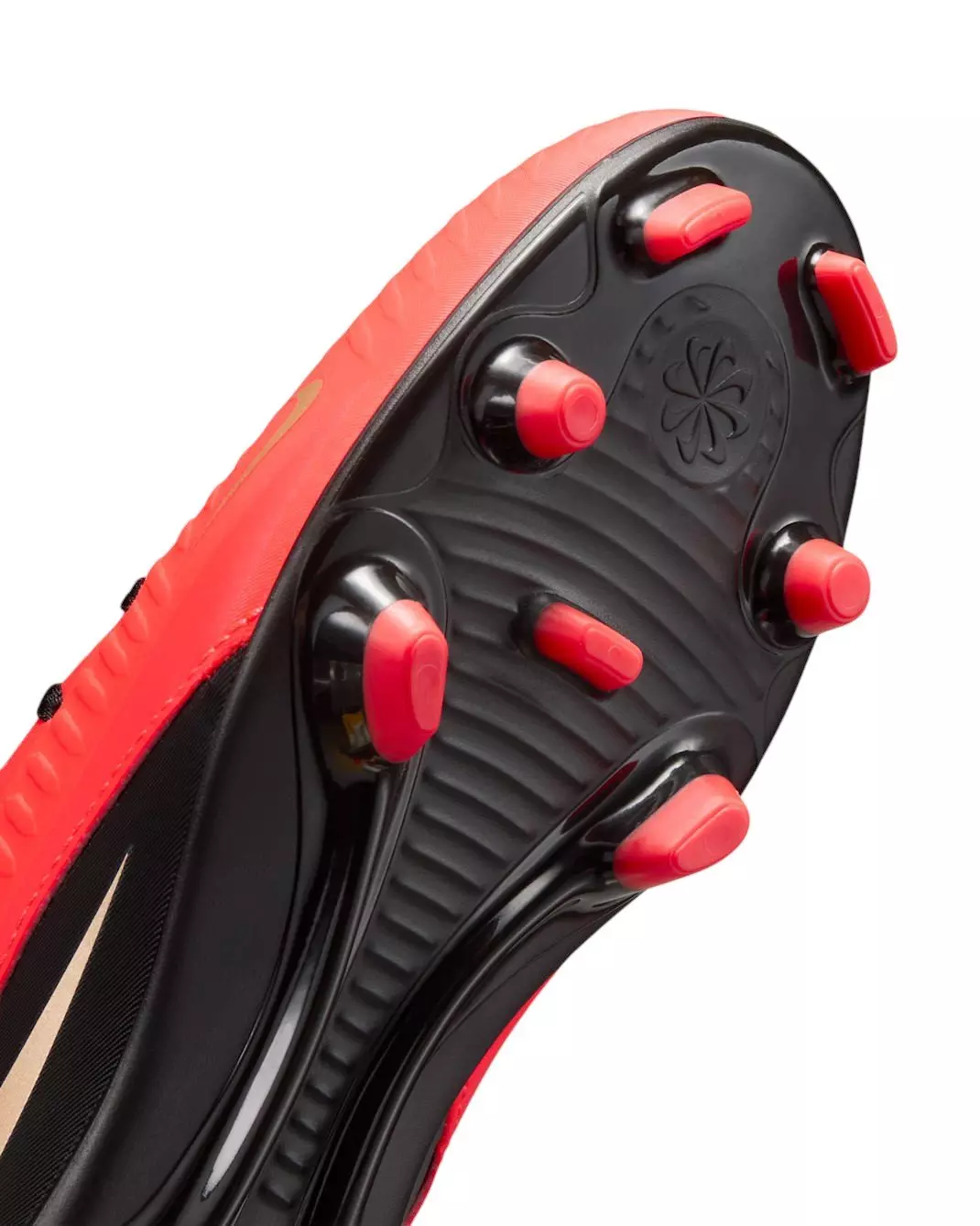 Nike Phantom 6 High Club MG "Bright Crimson/Bright Crimson/Black" Grade School Kids' Soccer Cleat - CRIMSON/CRIMSON/BLACK