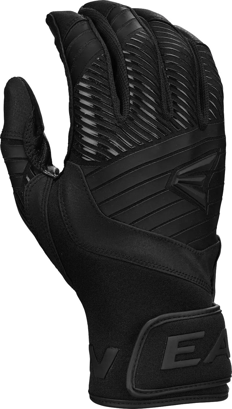 Easton Youth Walk-Off Ethos Baseball Batting Gloves - Black - BLACK
