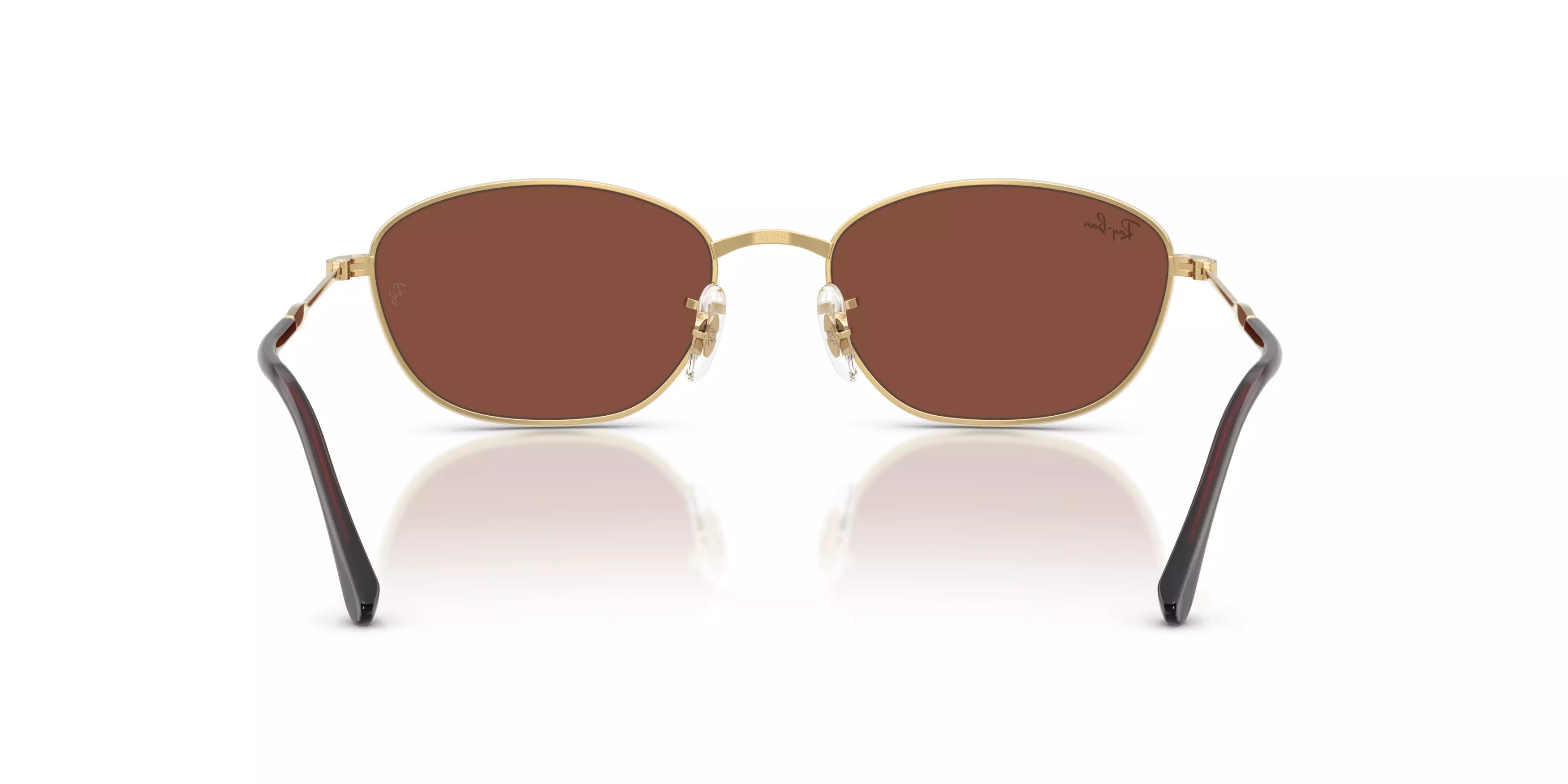 Ray-Ban Women's RB3749 Red Sunglasses &ndash; Polished Arista Gold - GOLD/RED