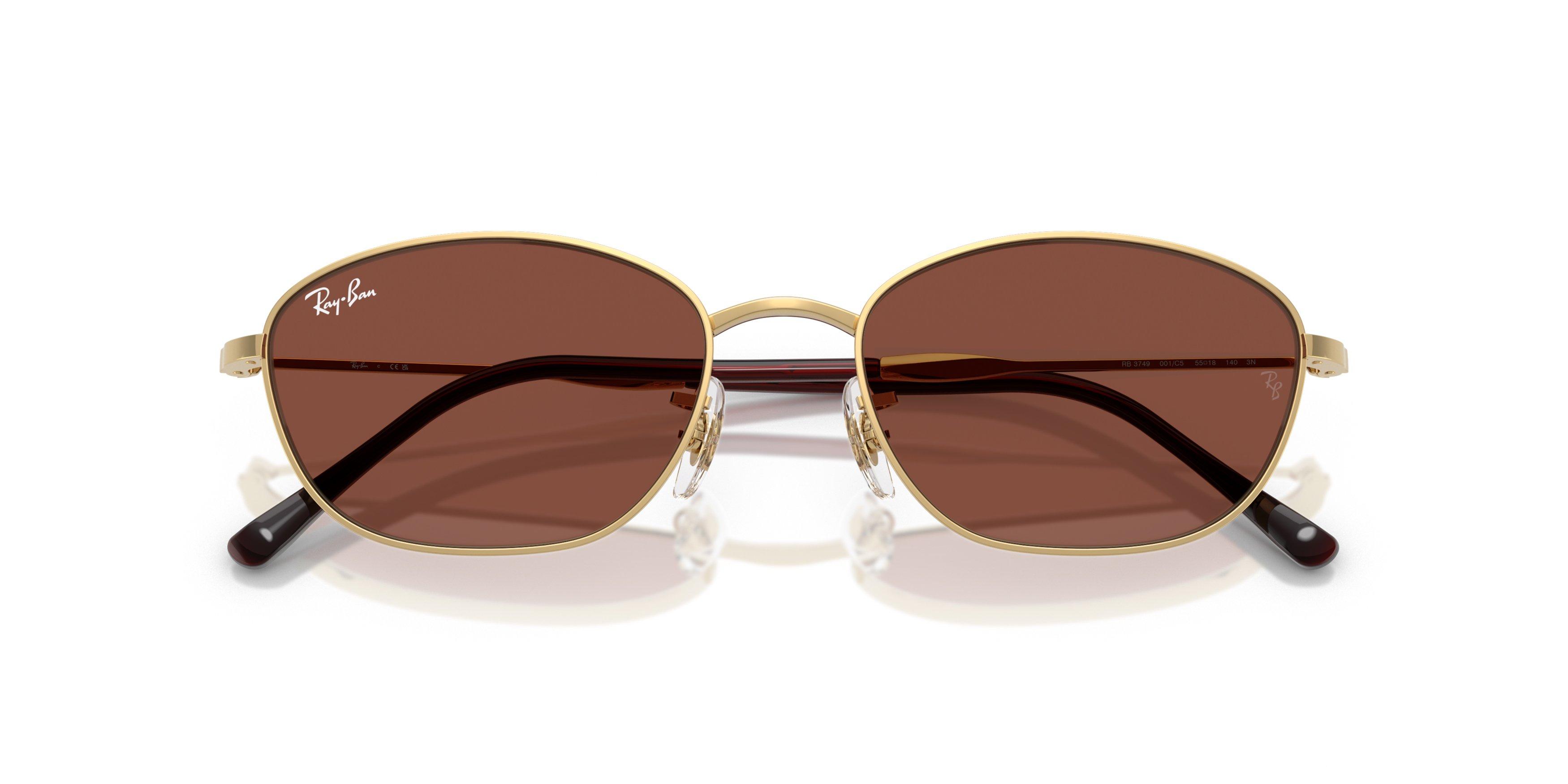 Ray-Ban Women's RB3749 Red Sunglasses &ndash; Polished Arista Gold - GOLD/RED Thumbnail View 6