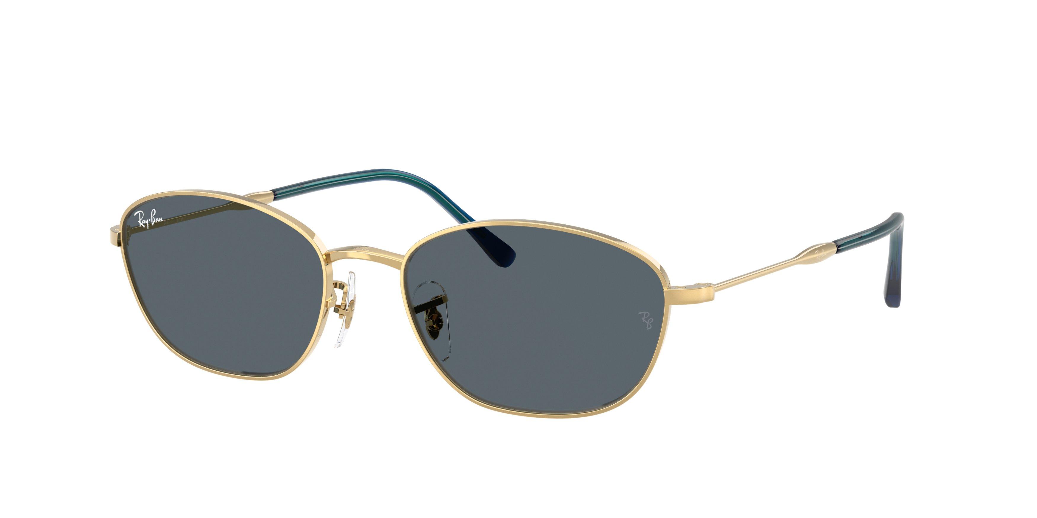 Ray-Ban Women's RB3749 Blue Sunglasses &ndash; Polished Arista Gold - GOLD Thumbnail View 1