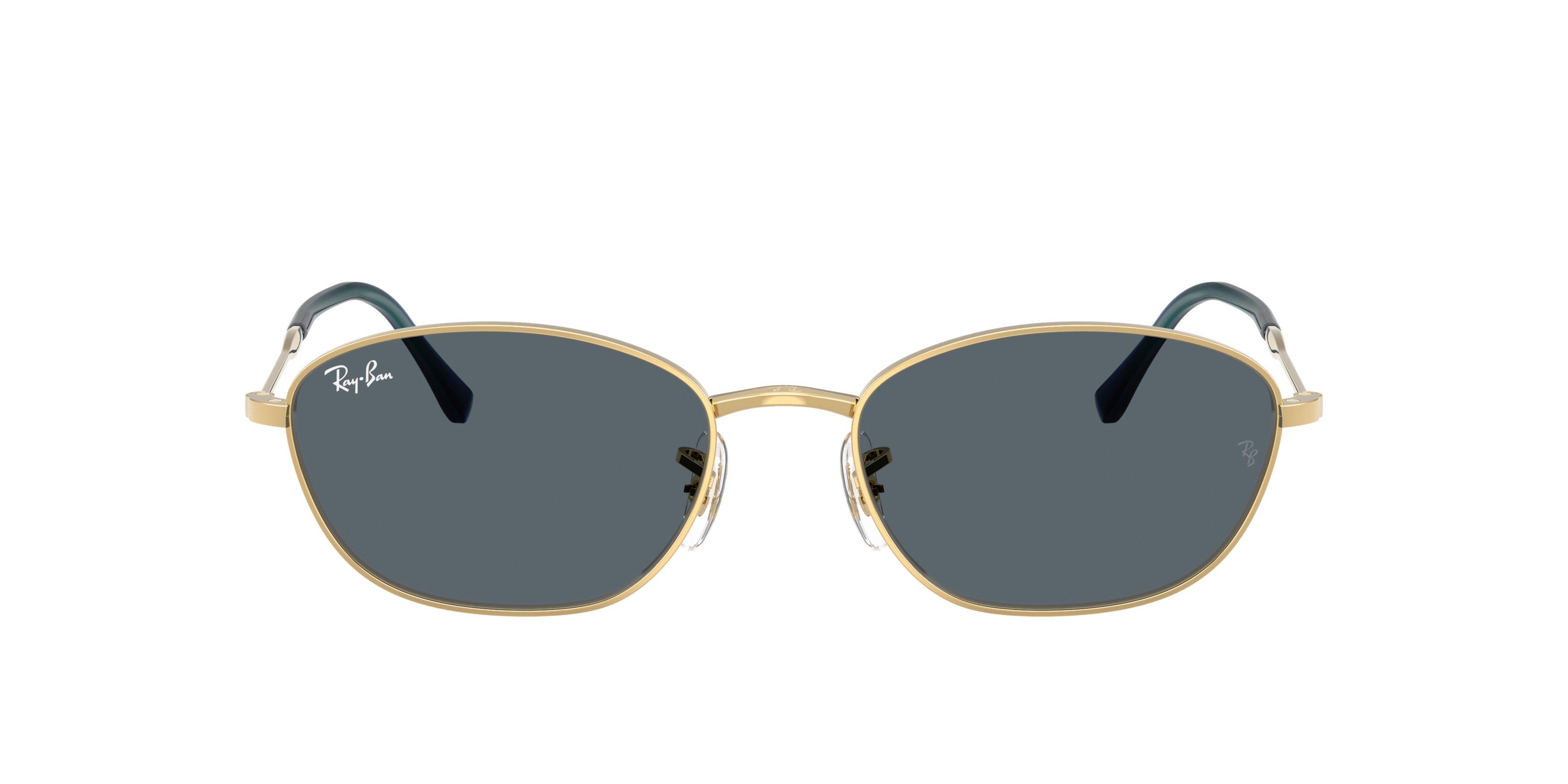 Ray-Ban Women's RB3749 Blue Sunglasses &ndash; Polished Arista Gold - GOLD Thumbnail View 2