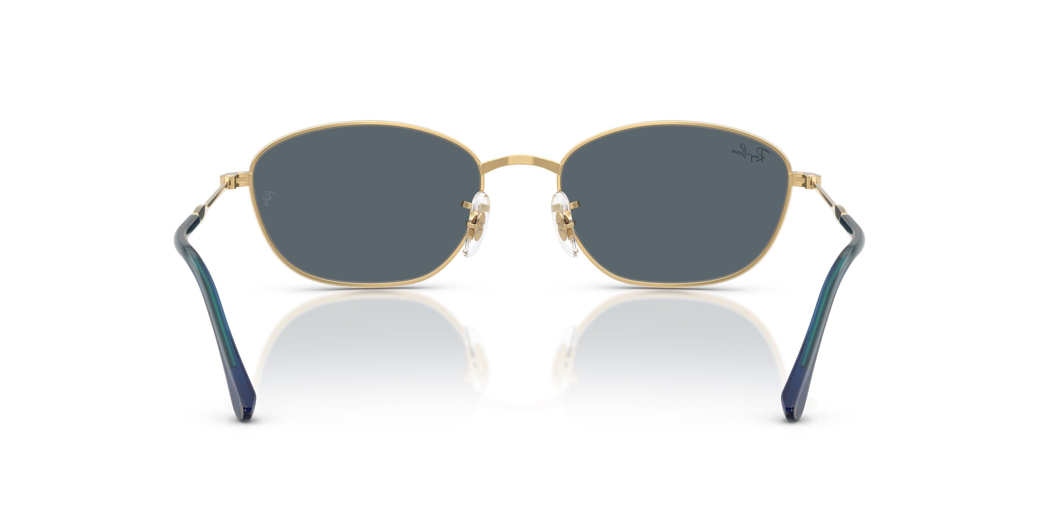 Ray-Ban Women's RB3749 Blue Sunglasses &ndash; Polished Arista Gold - GOLD Thumbnail View 3