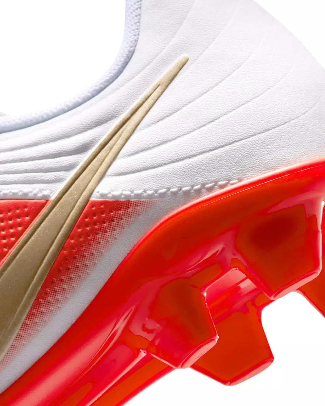 Nike Tiempo Maestro Club MG "White/Bright Crimson/Blur" Grade School Kids' Soccer Cleat - WHITE/CRIMSON/BLUR