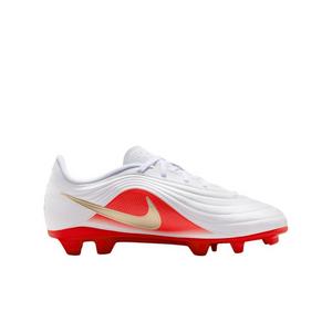 Nike Tiempo Maestro Club MG "White/Bright Crimson/Blur" Grade School Kids' Soccer Cleat - WHITE/CRIMSON/BLUR
