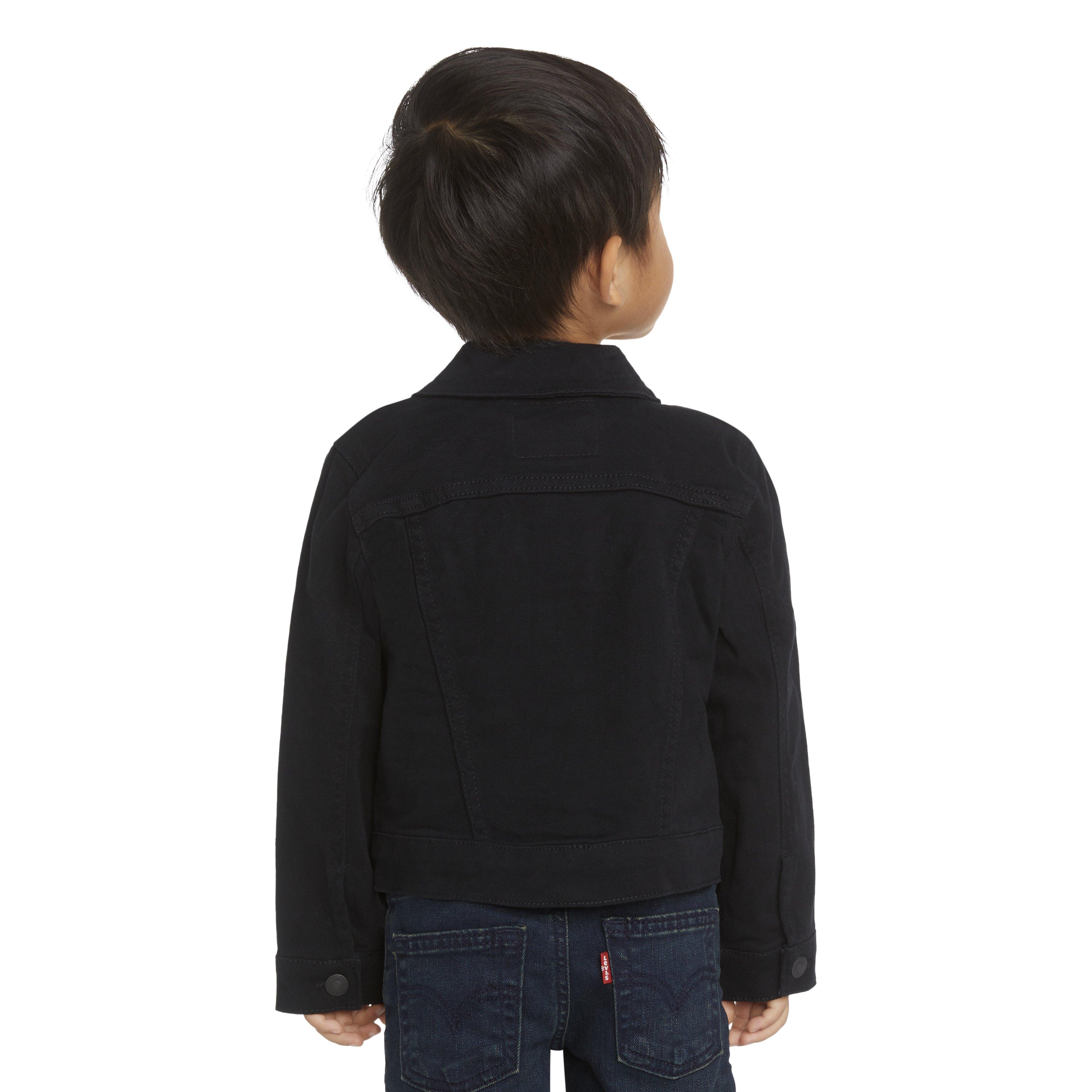 Levi's Trucker Style Toddler Boys' Black Wash Denim Jacket
