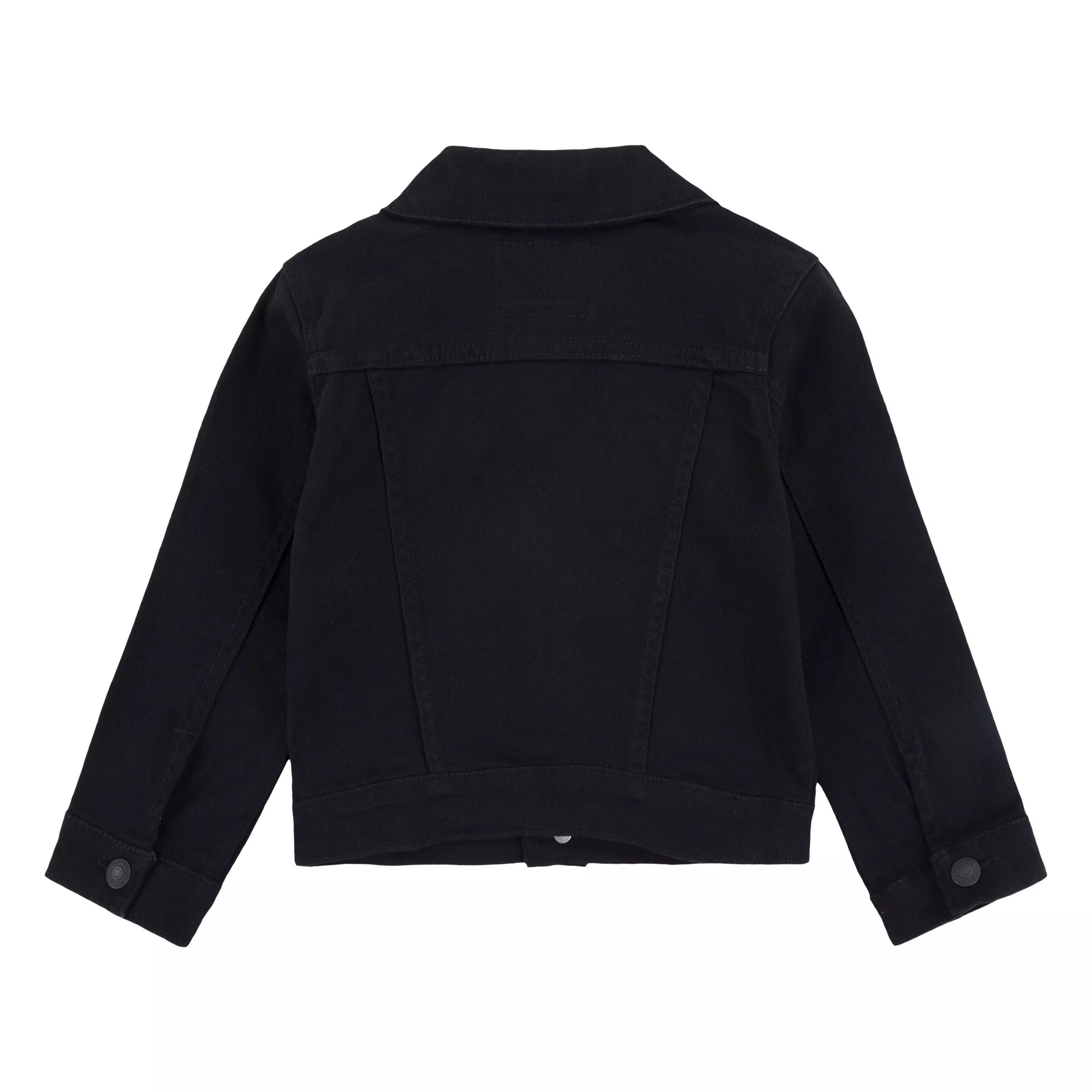 Levi's Toddler Boys' Trucker Style Wash Denim Jacket - Black - BLACK