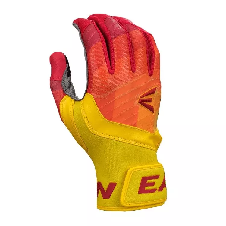 Easton Youth Walk-Off Ethos Baseball Batting Gloves - Fire - FIRE