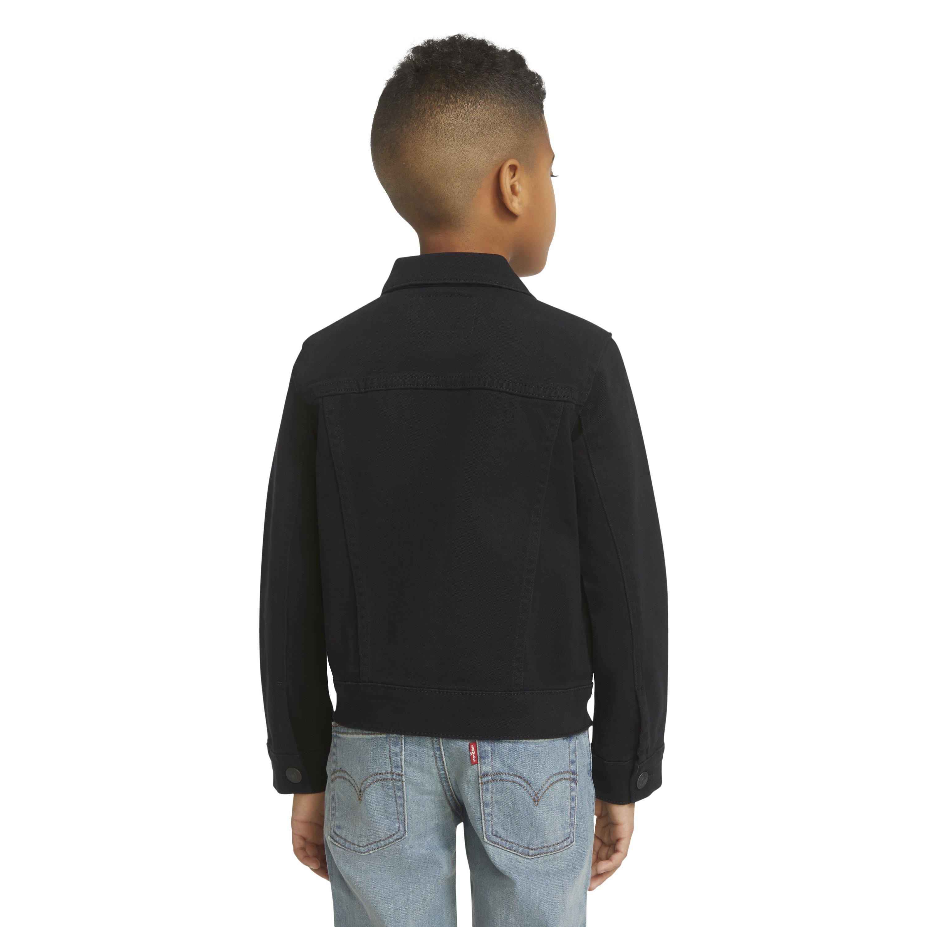 Levi's Trucker Style Little Boys' Black Wash Denim Jacket