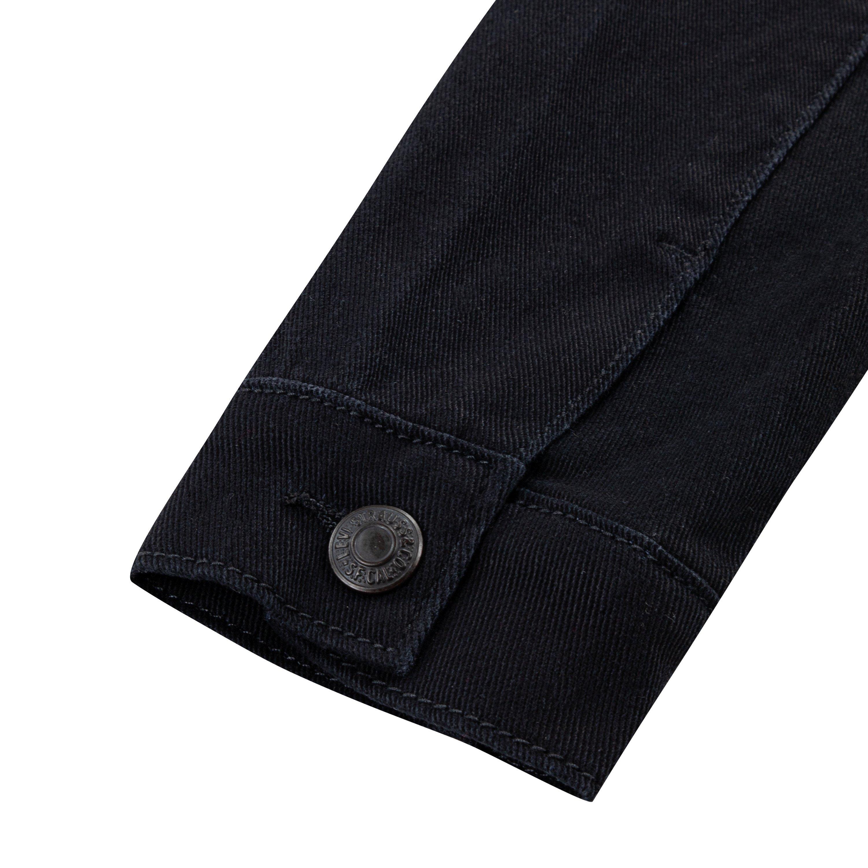 Levi's Little Boys' Trucker Style Black Wash Denim Jacket - BLACK Thumbnail View 4