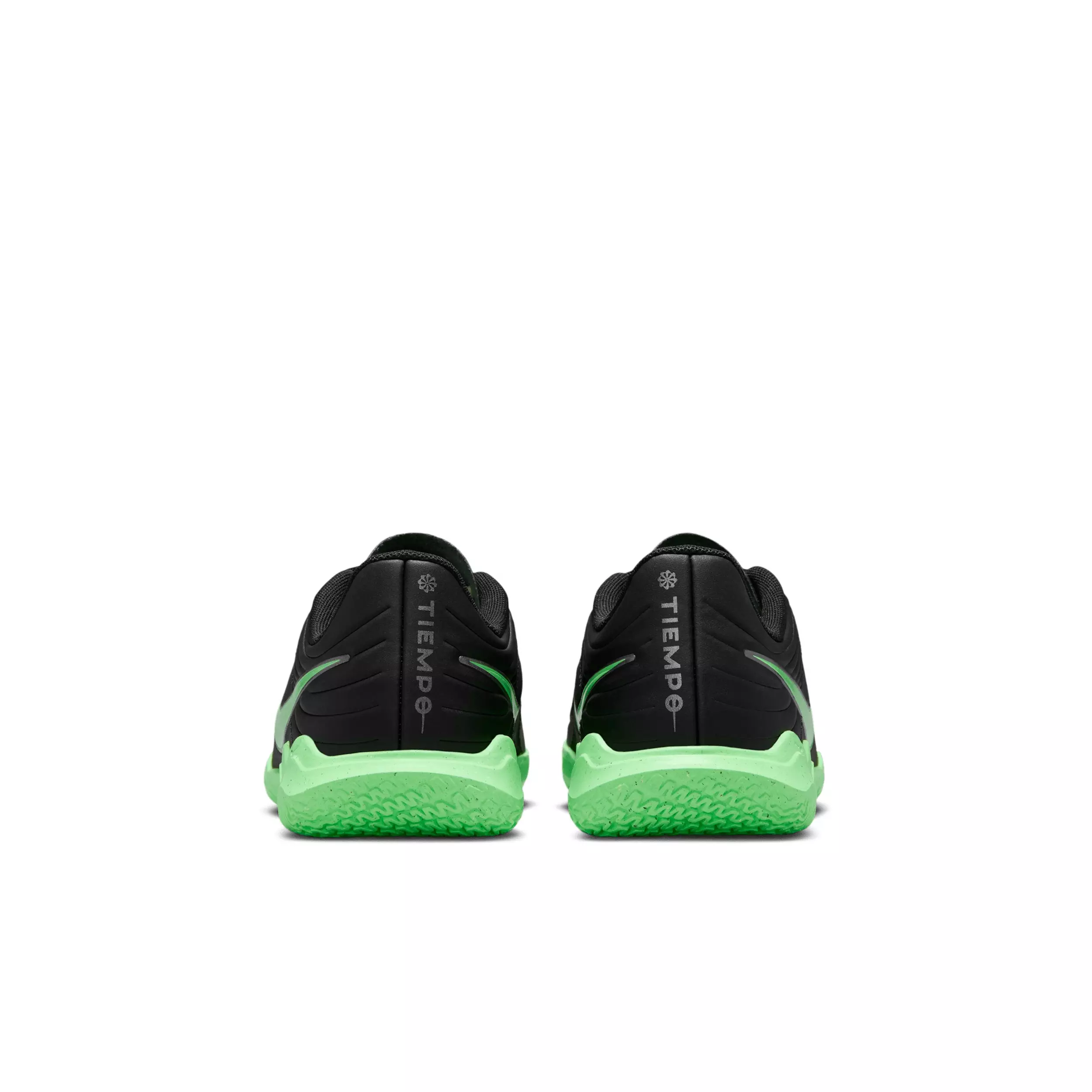 Nike Tiempo Maestro Club IC "Black/Black/Illusion Green" Grade School Kids' Soccer Shoe - BLACK/BLACK/GREEN