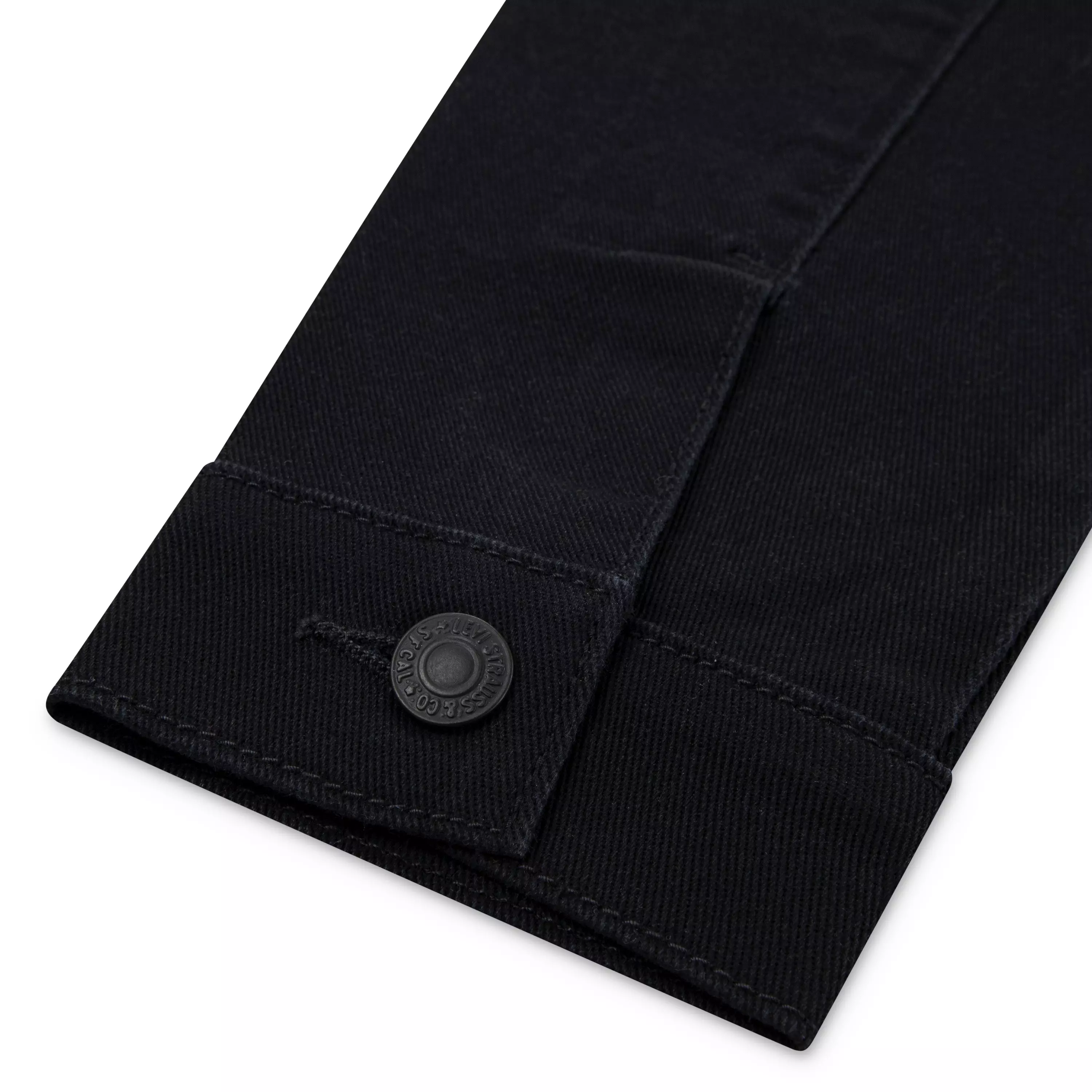 Levi's Big Boys' Trucker Style Wash Denim Jacket - Black - BLACK