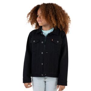 Levi's Big Boys' Trucker Style Black Wash Denim Jacket