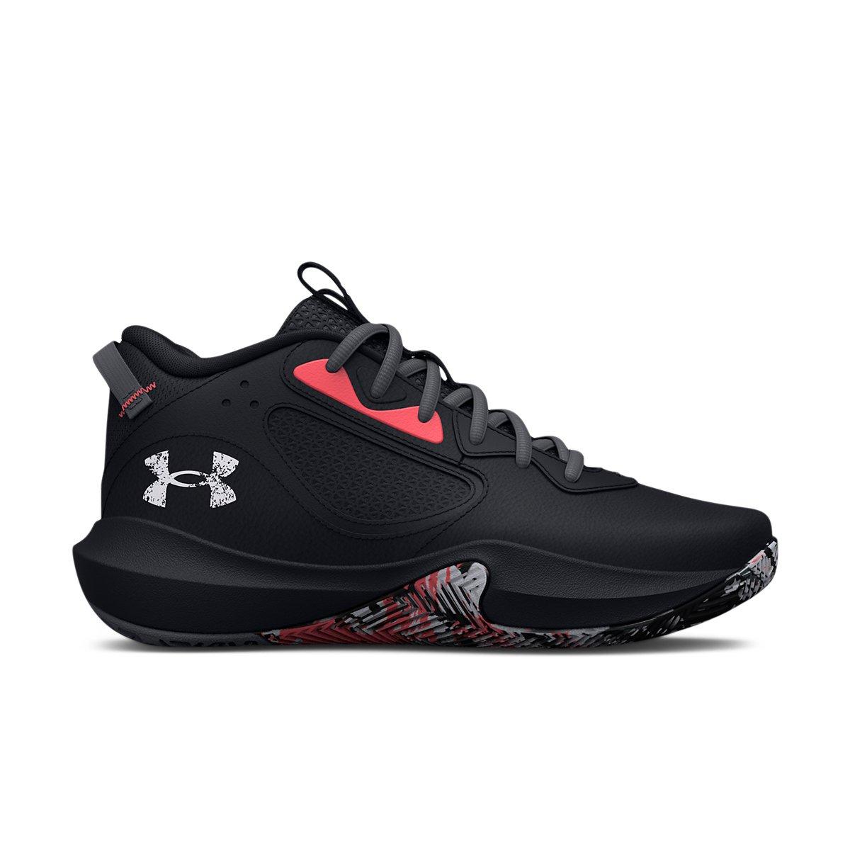 Under Armour Lockdown 6 "Black/Dark Grey" Unisex Basketball Shoe - BLACK/DK GREY Thumbnail View 1