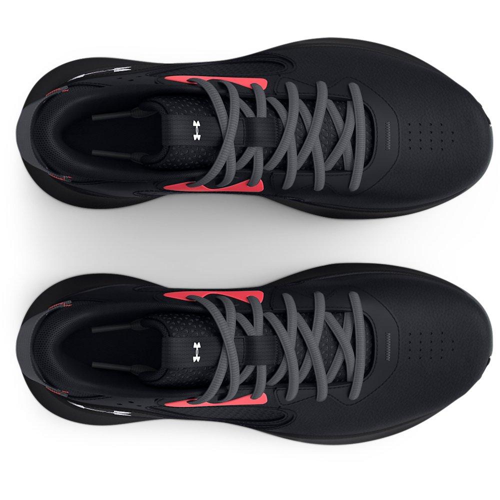 Under Armour Lockdown 6 "Black/Dark Grey" Unisex Basketball Shoe - BLACK/DK GREY Thumbnail View 3