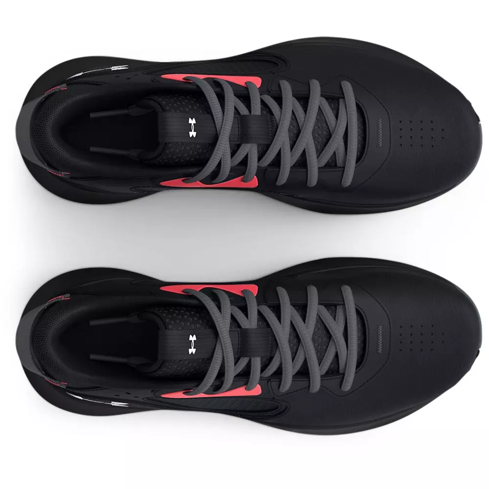 Under Armour Lockdown 6 "Black/Dark Grey" Unisex Basketball Shoe - BLACK/DK GREY