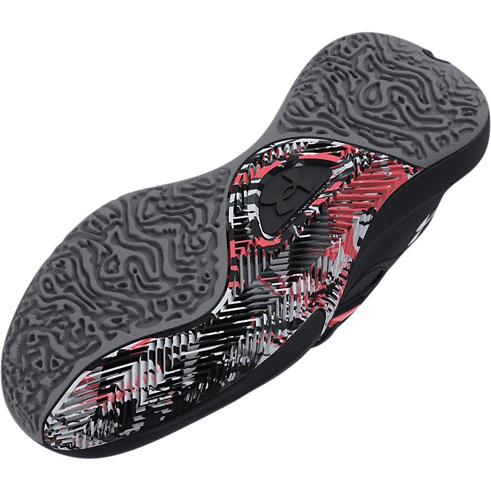 Under Armour Lockdown 6 "Black/Dark Grey" Unisex Basketball Shoe - BLACK/DK GREY Thumbnail View 4