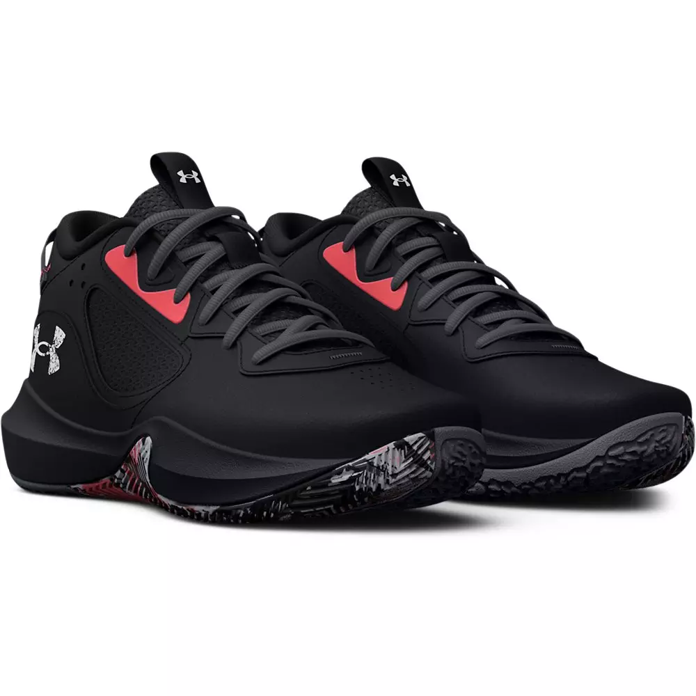 Under Armour Lockdown 6 "Black/Dark Grey" Unisex Basketball Shoe - BLACK/DK GREY