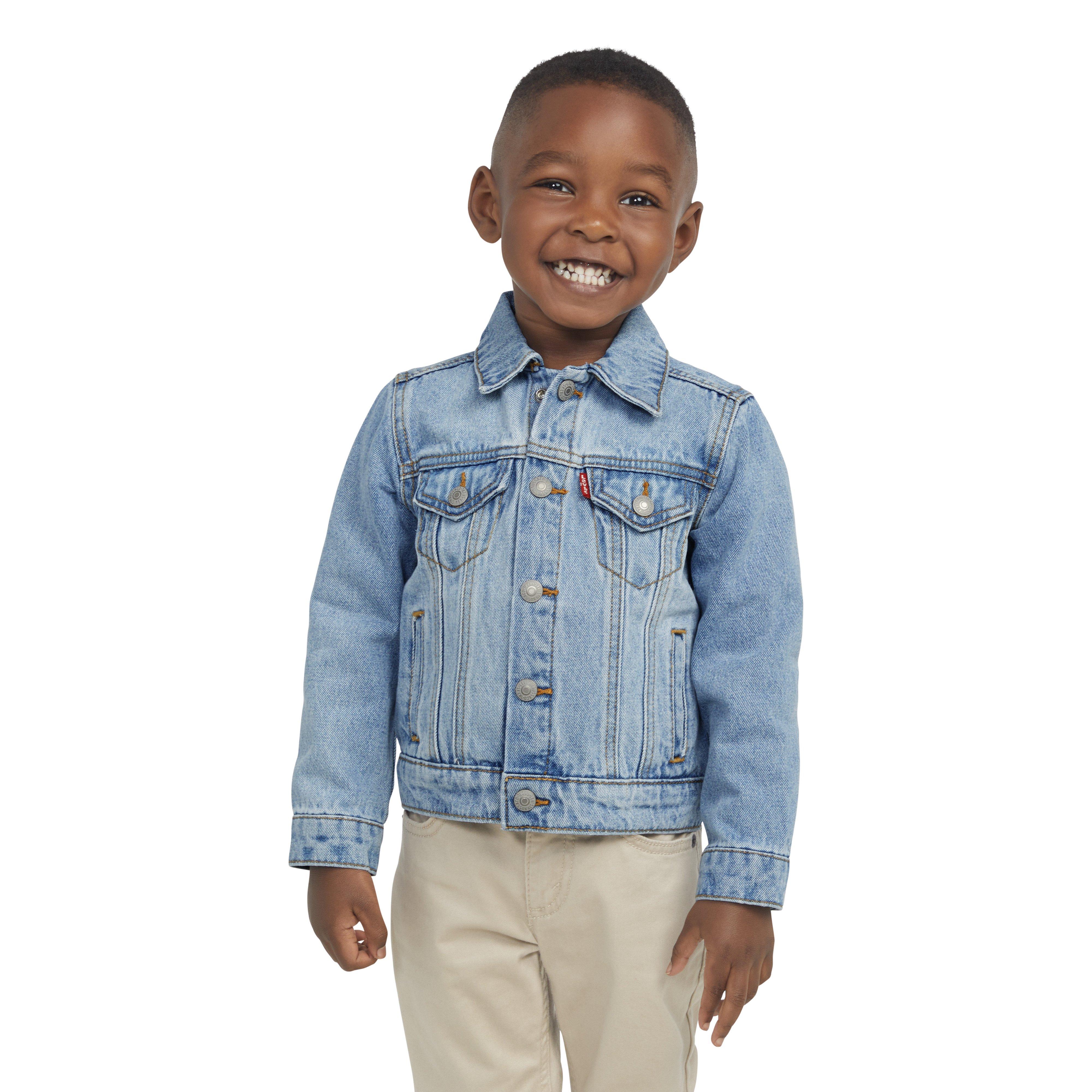 Levi's Trucker Style Toddler Boys' Light Blue Wash Denim Jacket