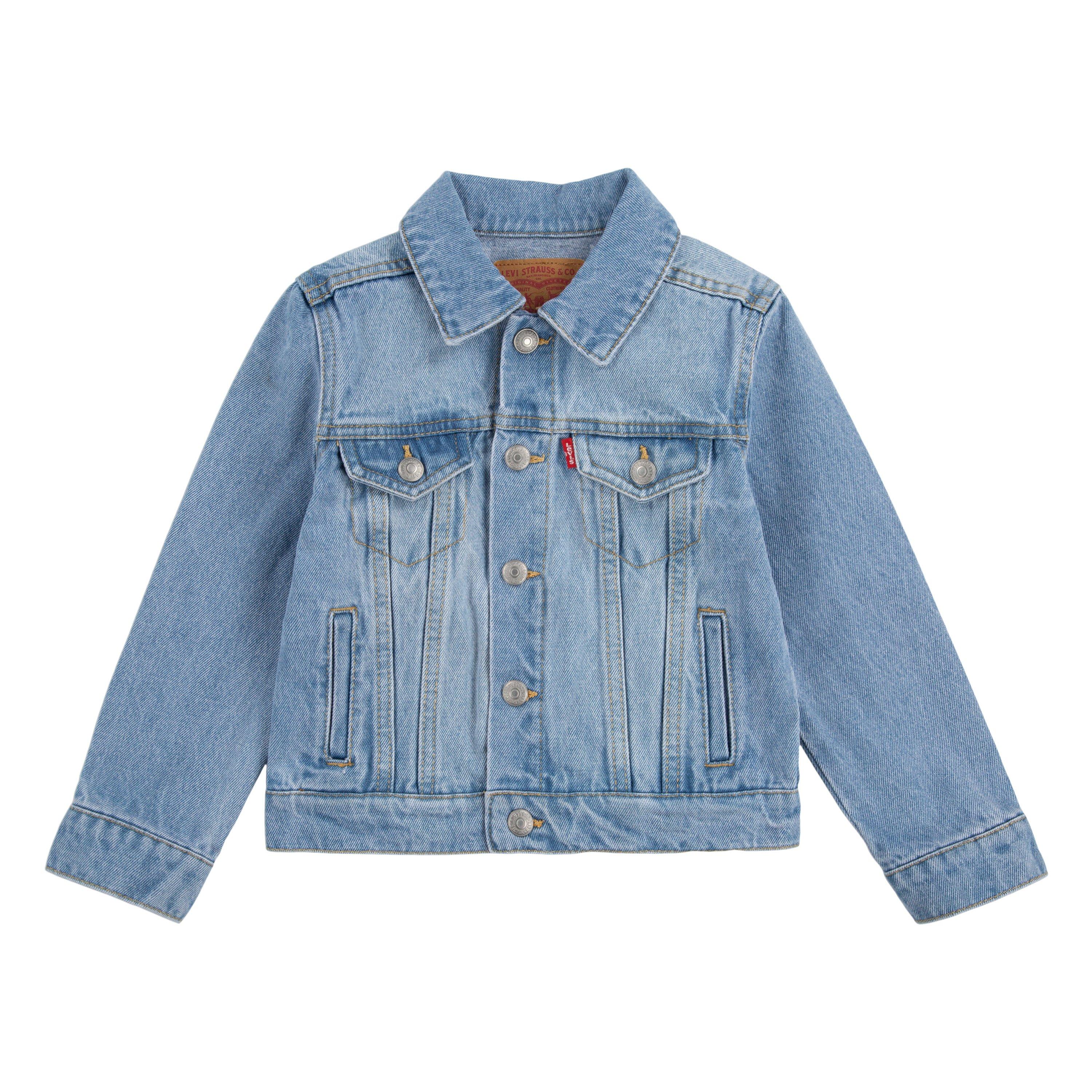 Levi's Toddler Boys' Trucker Style Light Blue Wash Denim Jacket - LT BLUE Thumbnail View 6