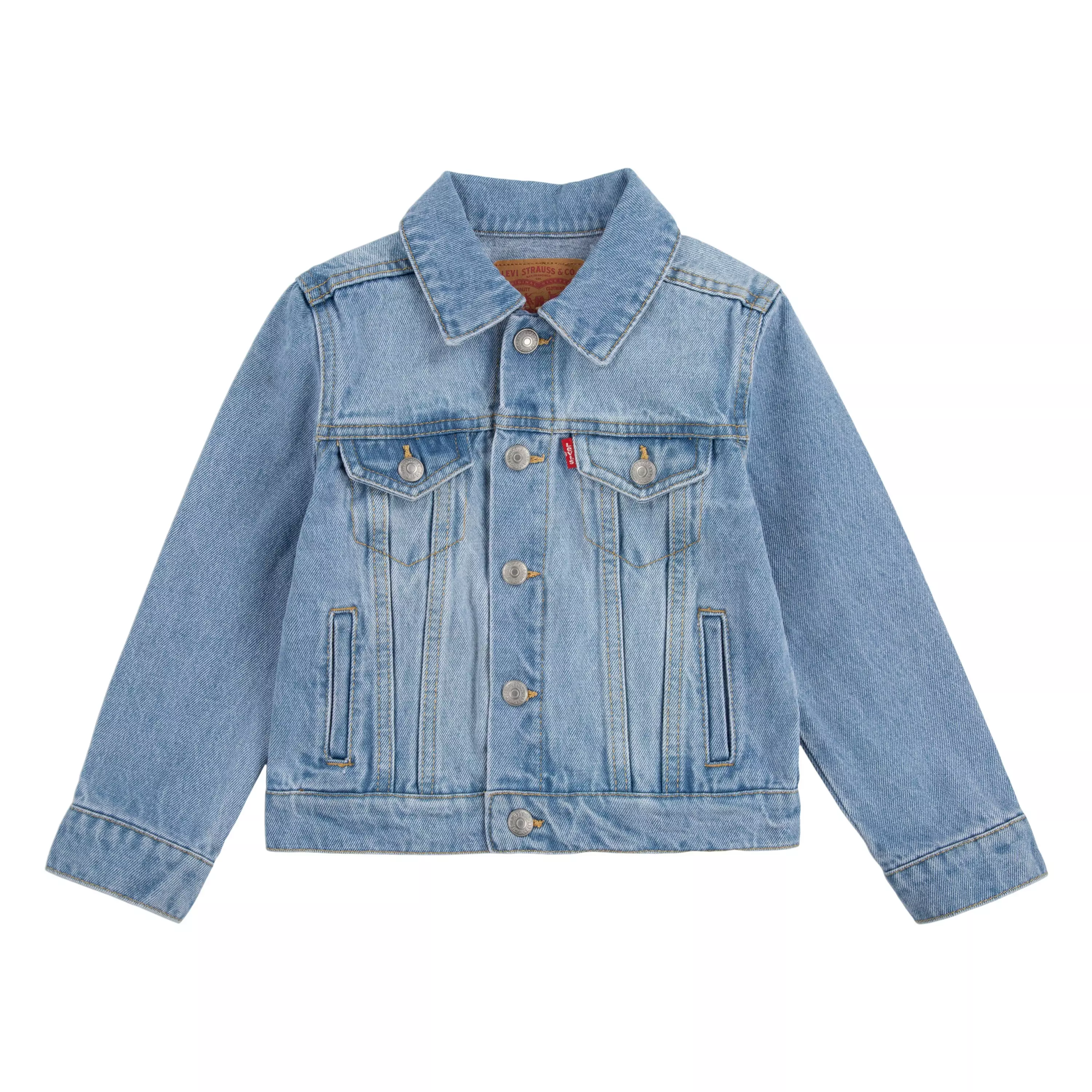 Levi's Toddler Boys' Trucker Style Light Blue Wash Denim Jacket - LT BLUE
