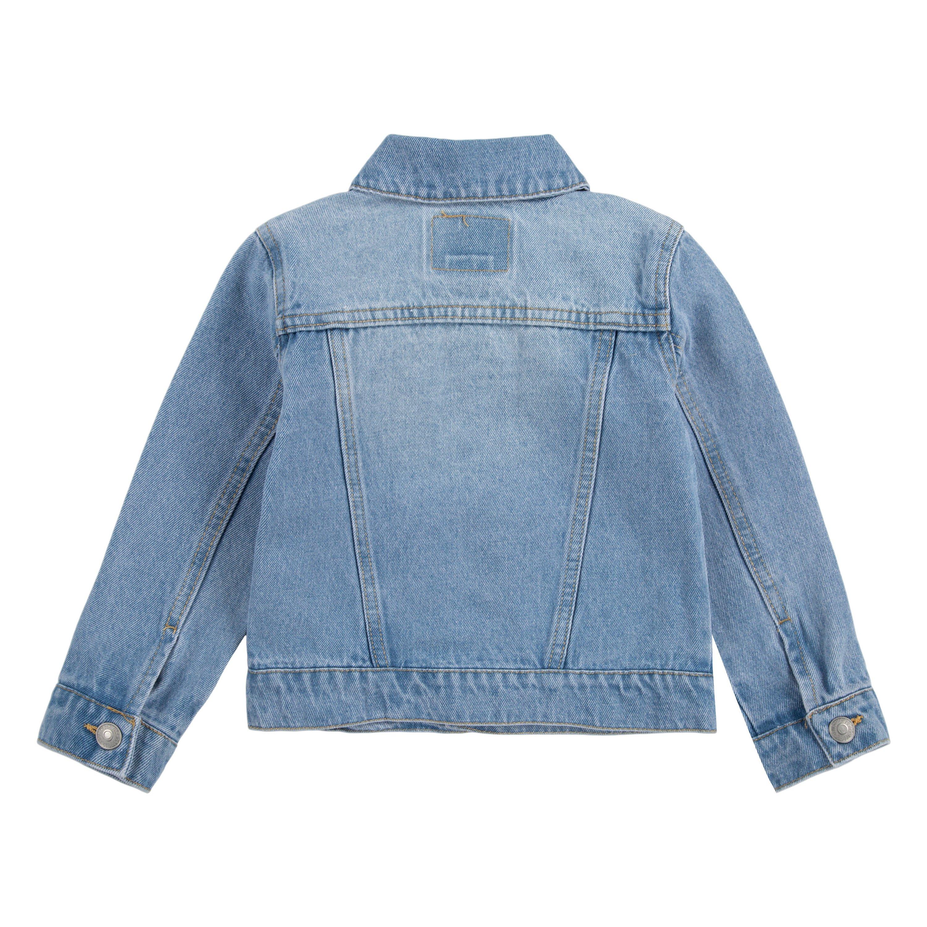 Levi's Toddler Boys' Trucker Style Light Blue Wash Denim Jacket - LT BLUE Thumbnail View 7