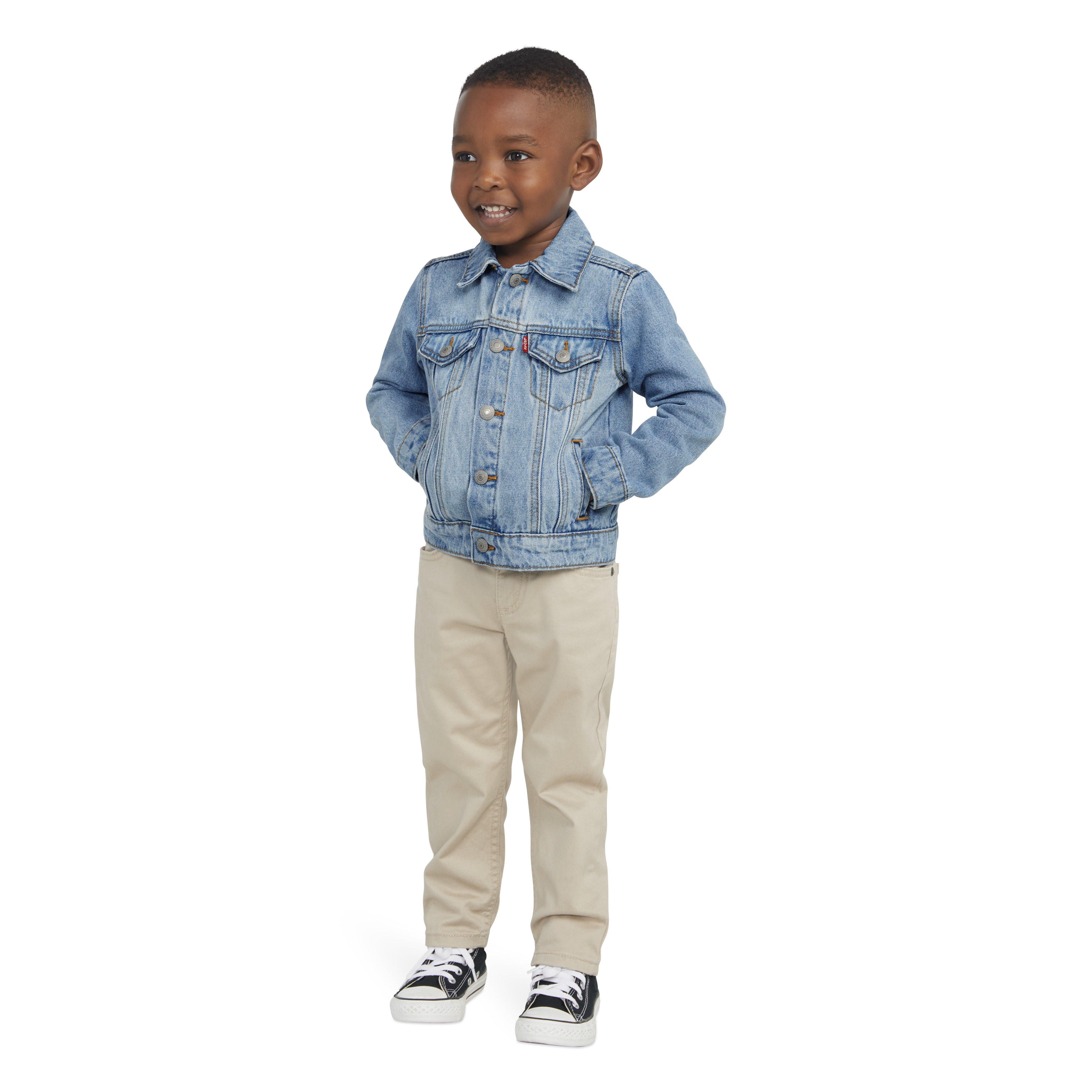Levi's Toddler Boys' Trucker Style Light Blue Wash Denim Jacket - LT BLUE Thumbnail View 8