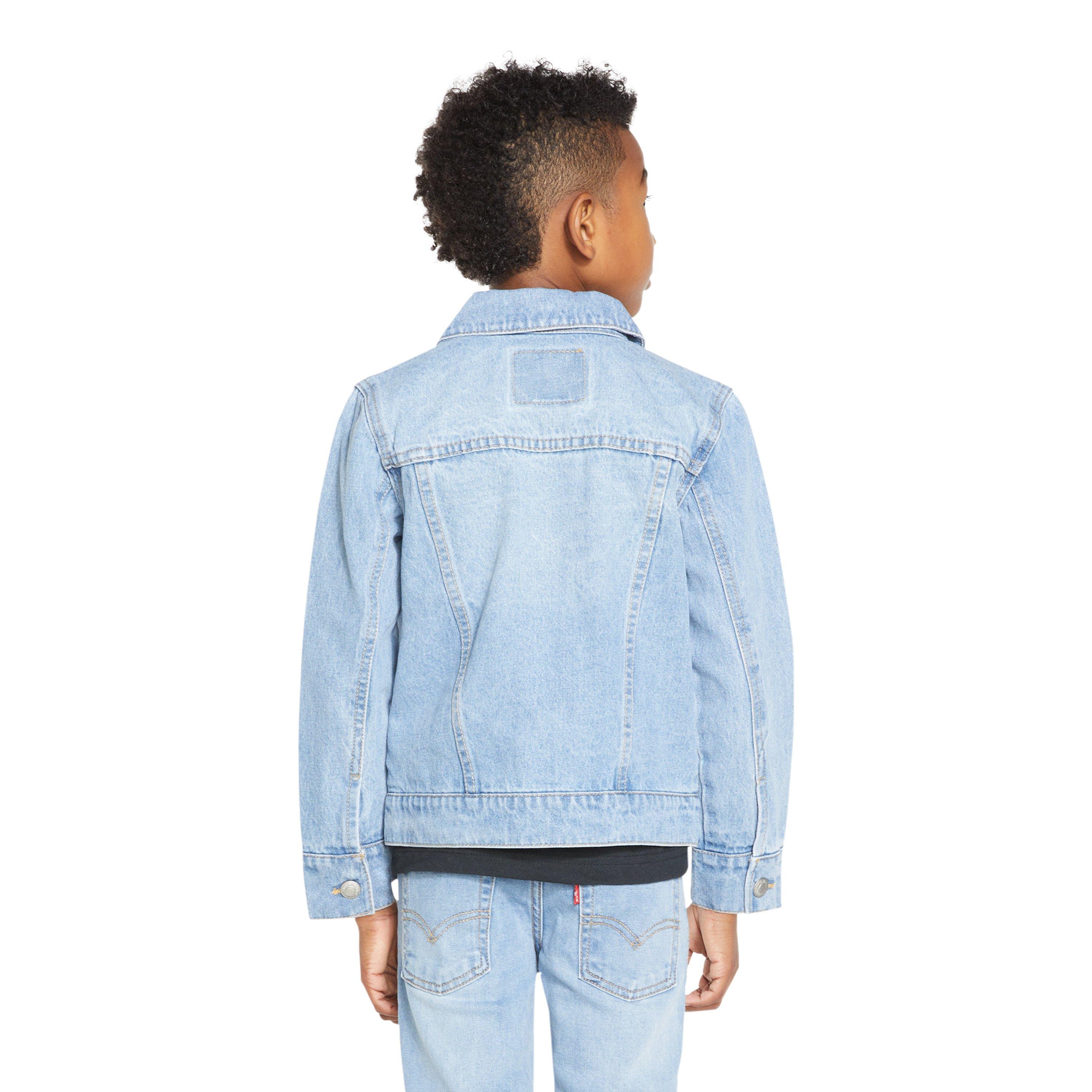 Levi's Trucker Style Little Boys' Light Blue Wash Denim Jacket