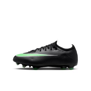 Nike Mercurial Vapor 17 Pro FG "Black/Black/Illusion Green" Grade School Kids' Soccer Cleat