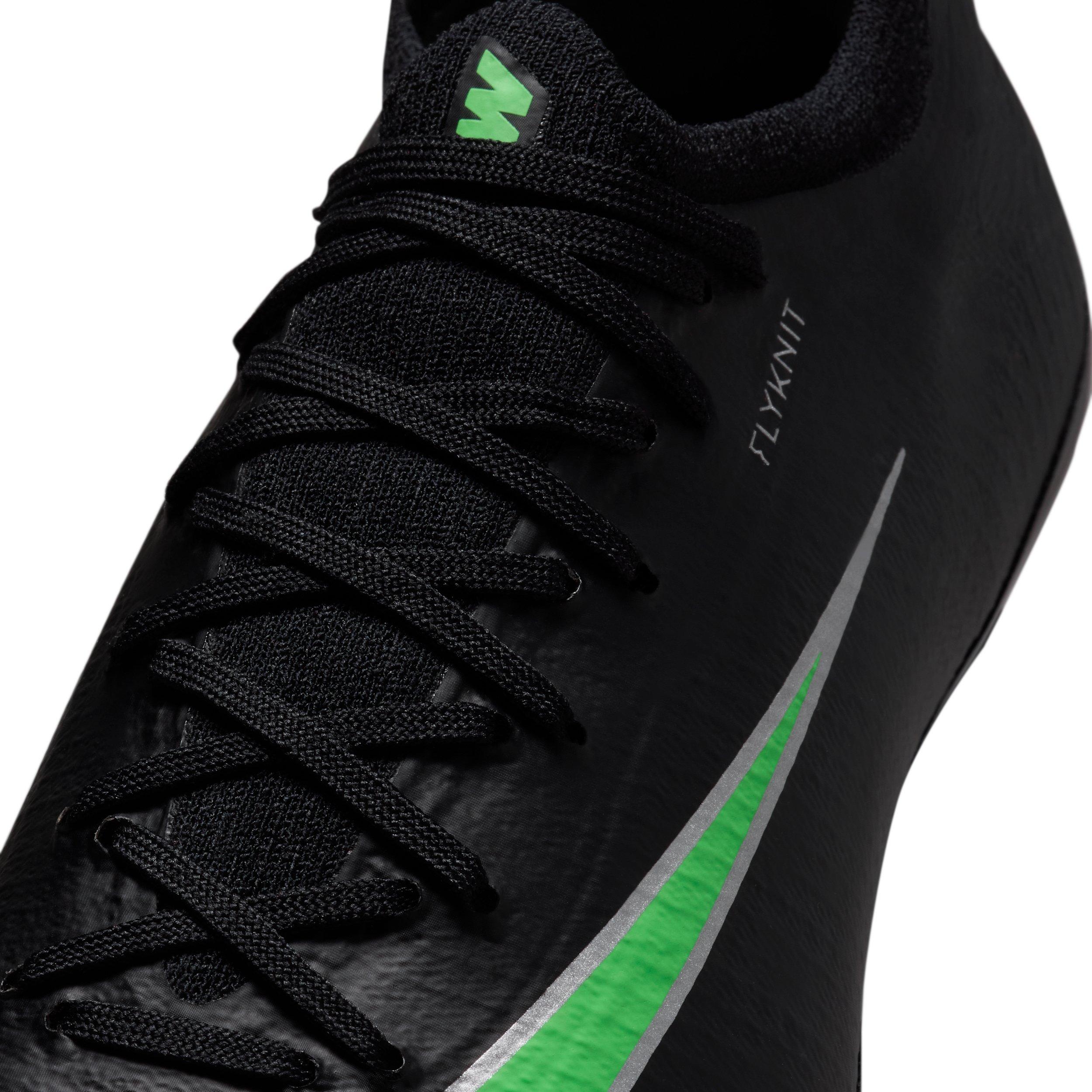 Nike Mercurial Vapor 17 Pro FG "Black/Black/Illusion Green" Grade School Kids' Soccer Cleat - BLACK/BLACK/GREEN Thumbnail View 8