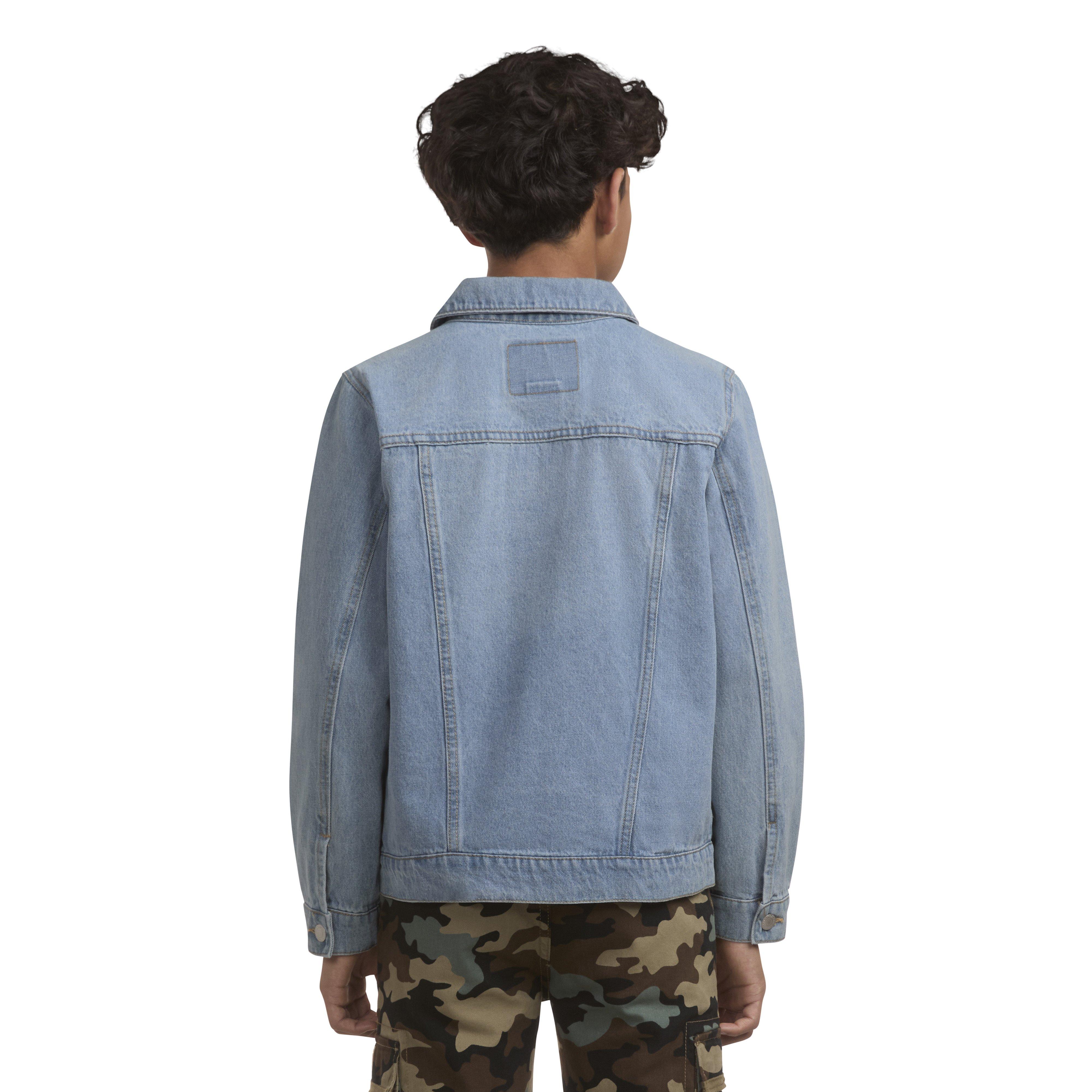 Levi's Trucker Style Big Boys' Light Blue Wash Denim Jacket