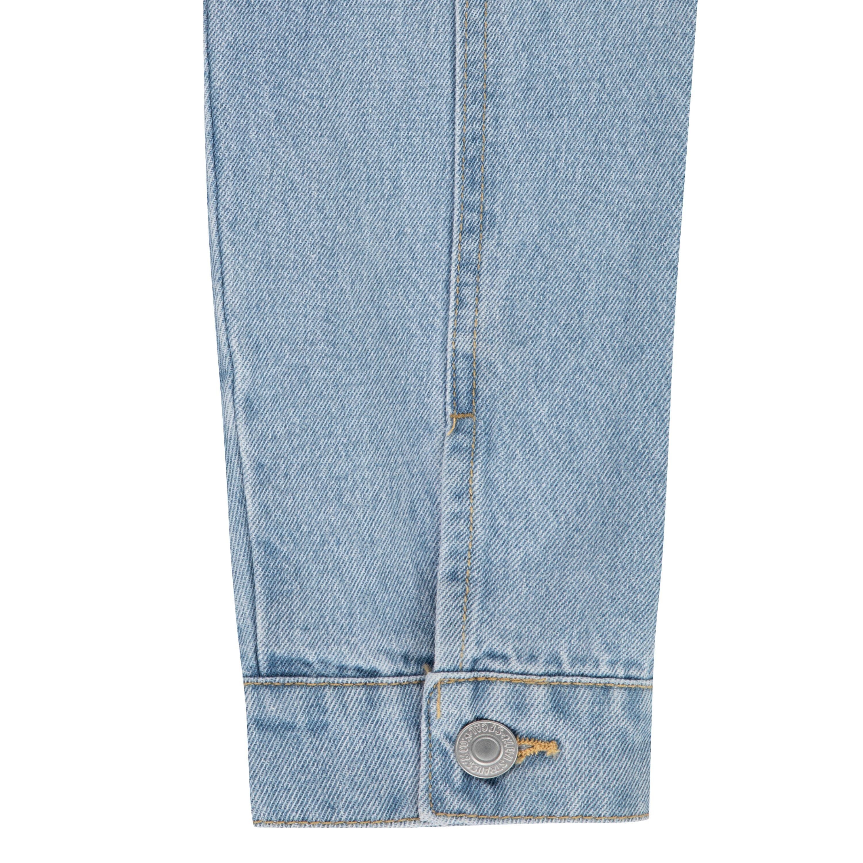 Levi's Big Boys' Trucker Style Light Blue Wash Denim Jacket - LT BLUE Thumbnail View 5